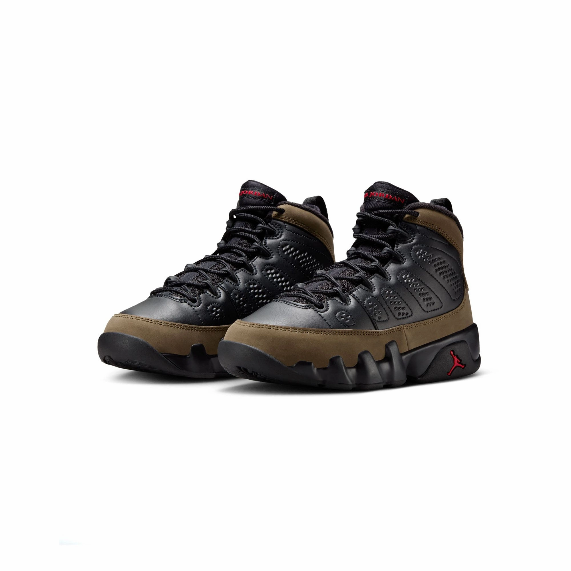running on asphalt shoes Air Jordan 9 Kids Retro "Olive" Shoes