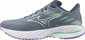 Mizuno Wave Inspire 21 Womens Running Shoes - Grey Adaptive Lacing System Soft midsoles