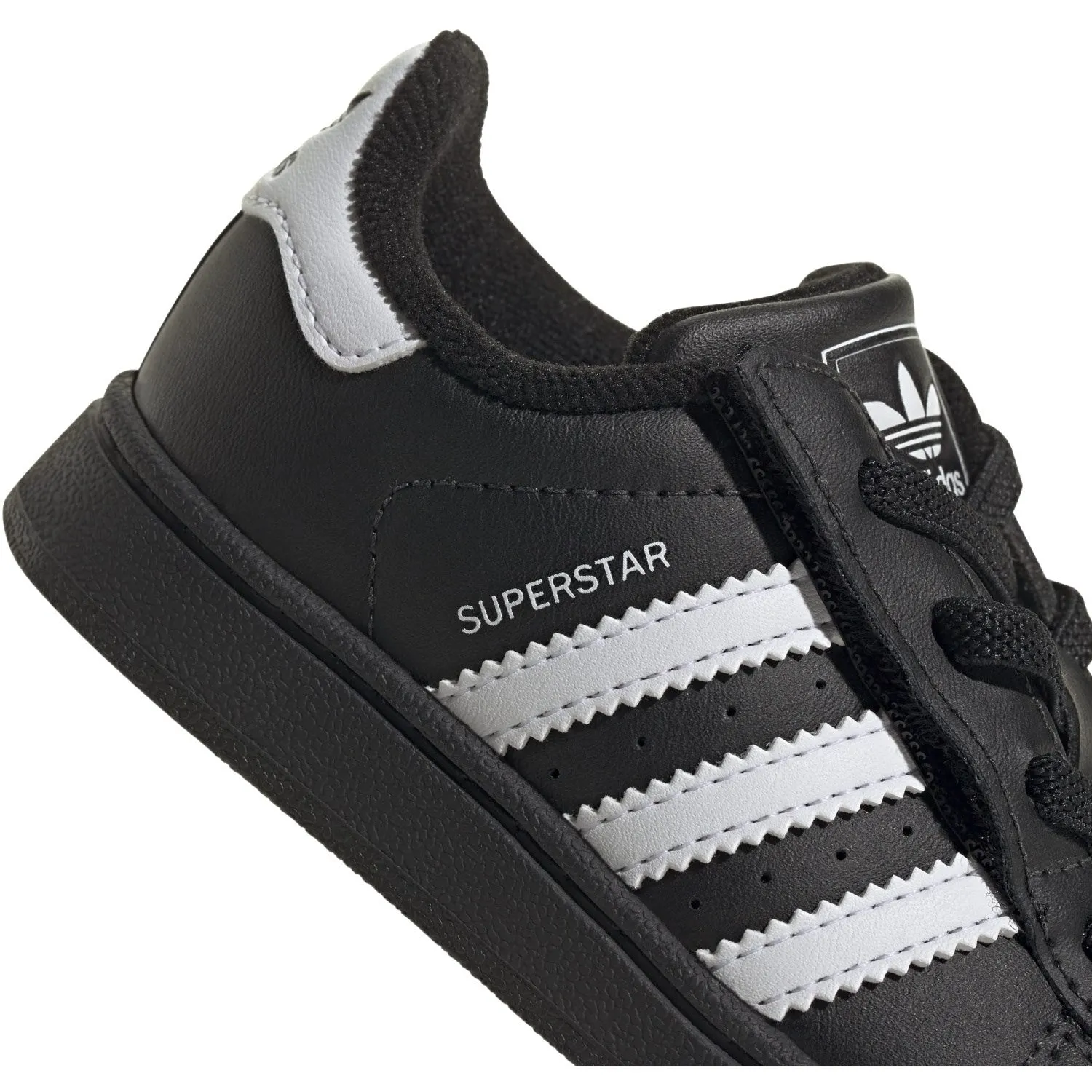 adidas Originals Core Black/Ftwr White/Core Black Superstar Ii Cf El I Sneakers Light Impact Thermal Regulating Liner