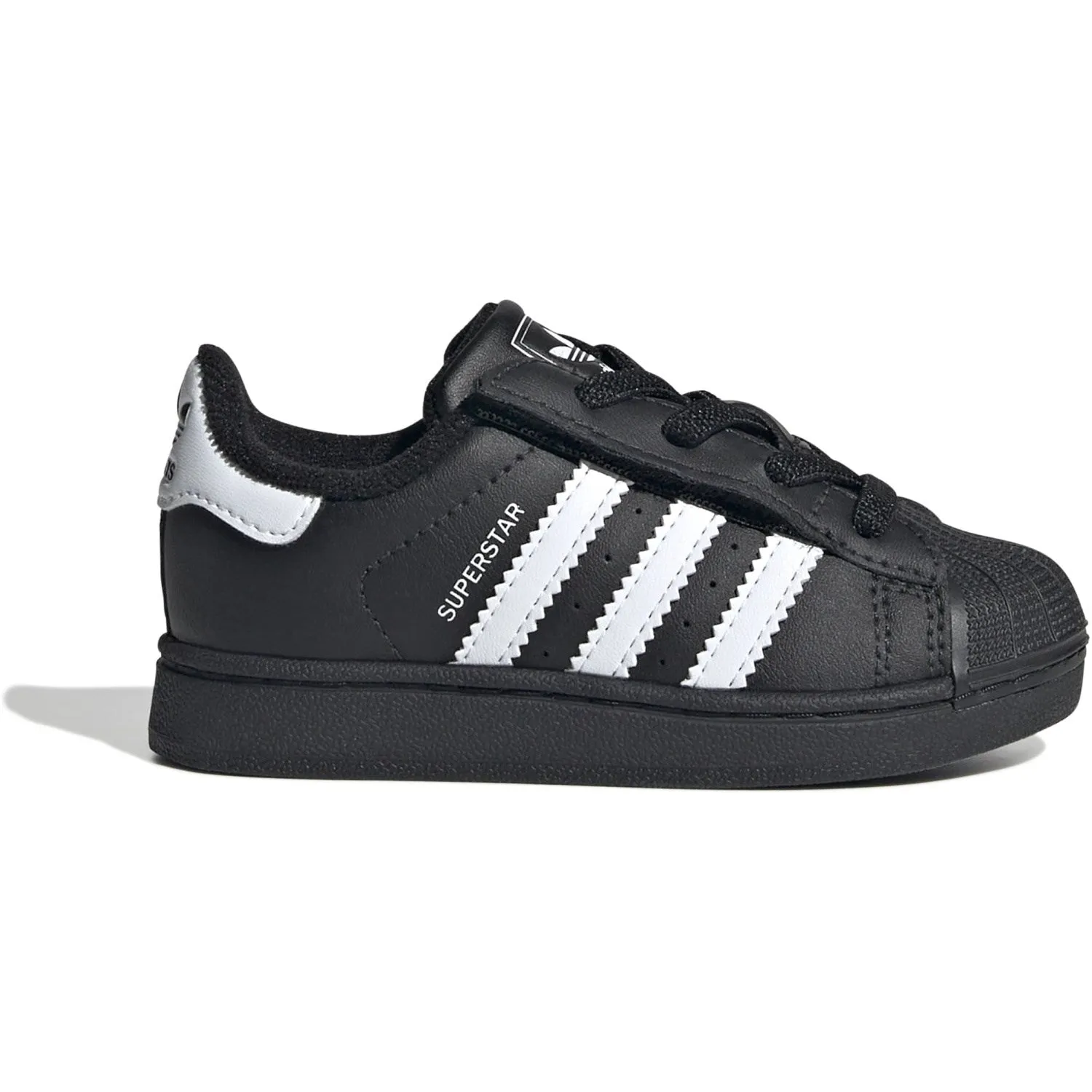 Mesh adidas Originals Core Black/Ftwr White/Core Black Superstar Ii Cf El I Sneakers