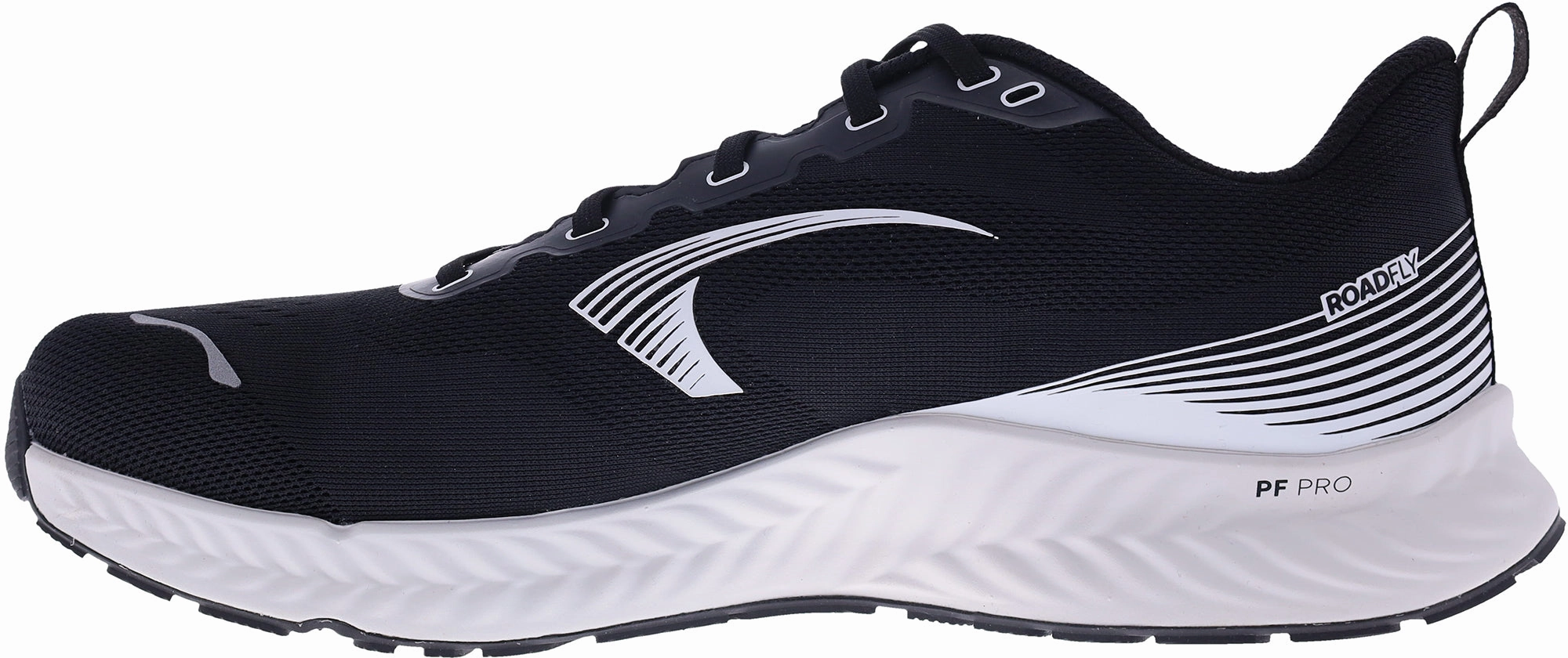 Durable Torsion System stress - free Inov8 RoadFly WIDE FIT Womens Running Shoes - Black