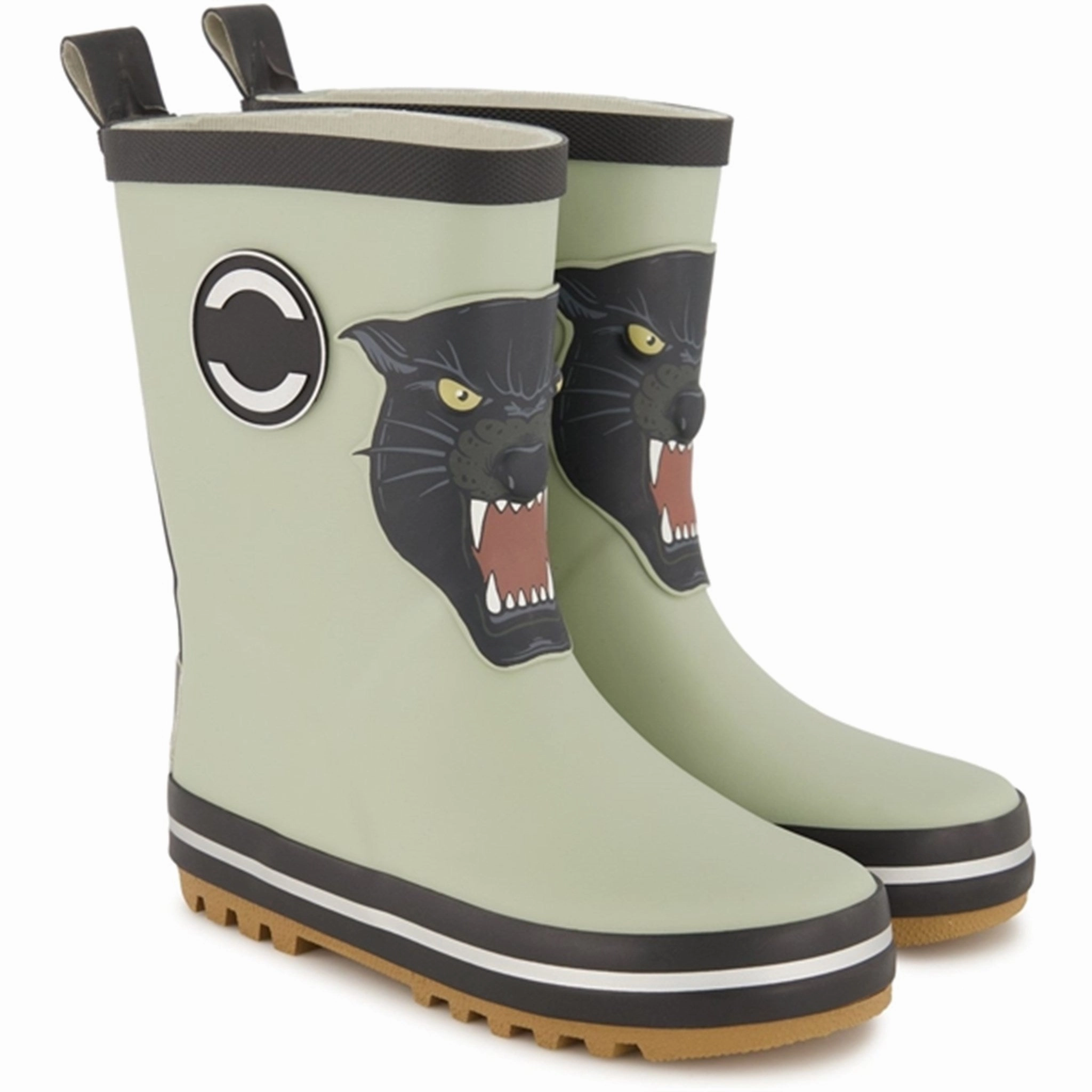Cold Trek Insulated Rainy Days Mikk-Line 3D Patch Wellies Desert Sage