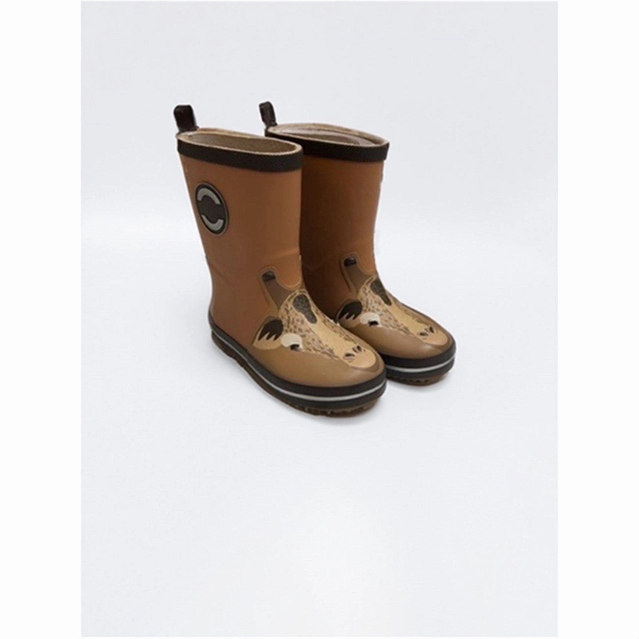 Temperature Regulating Lining Winter Walk Mikk-Line 3D Wellies Giraffe Brown Sugar