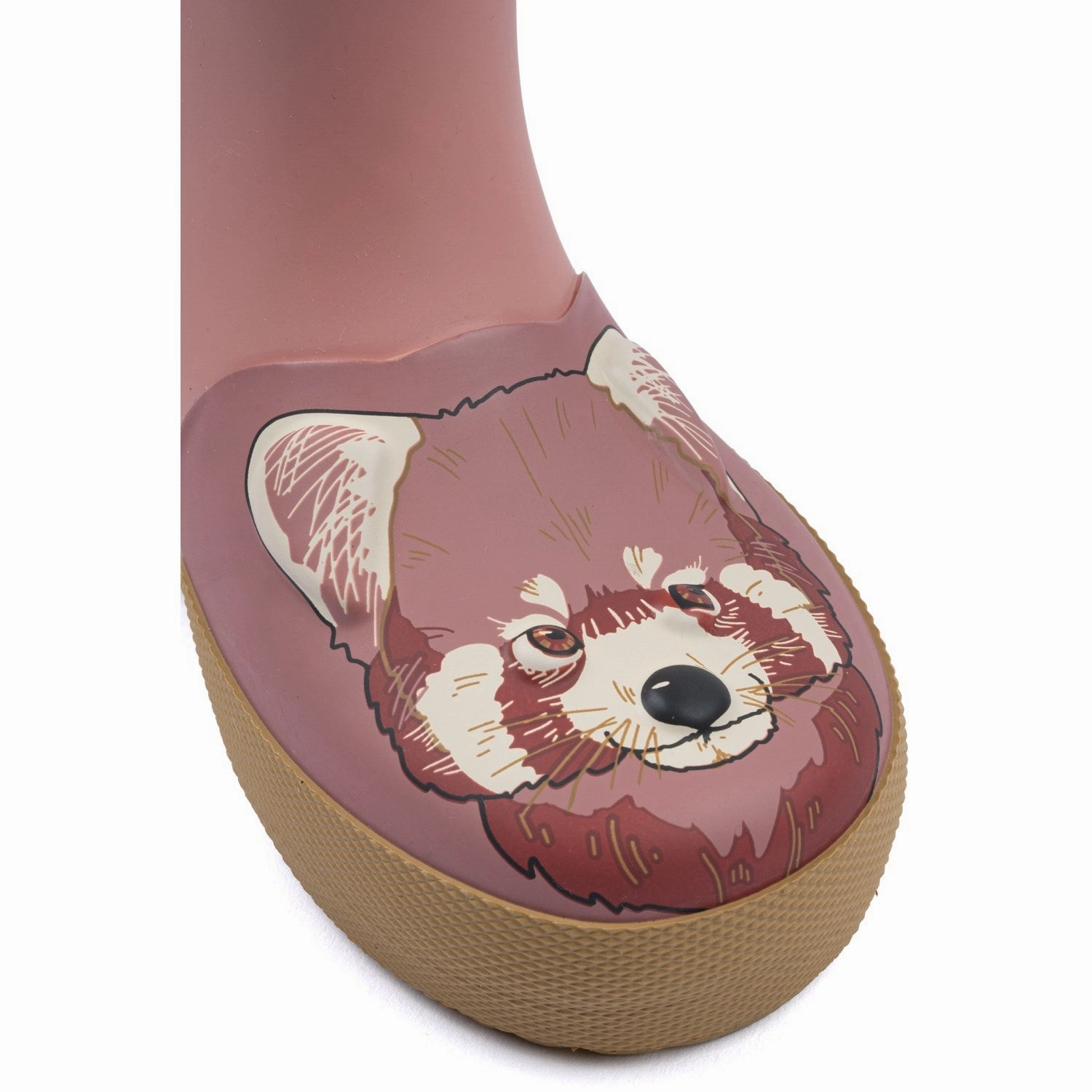 Mikk-Line Ash Rose Red Panda 3D Wellies Dry Comfort
