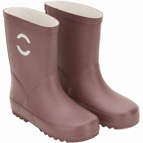 Padded Collar Lining Hiking Mikk-Line Burlwood Wellies Solid