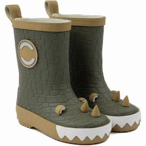 Comfort Lining Snowy Path Stable Support Remote Hiking Mikk-Line Dusty Olive Dragon 3D Wellies