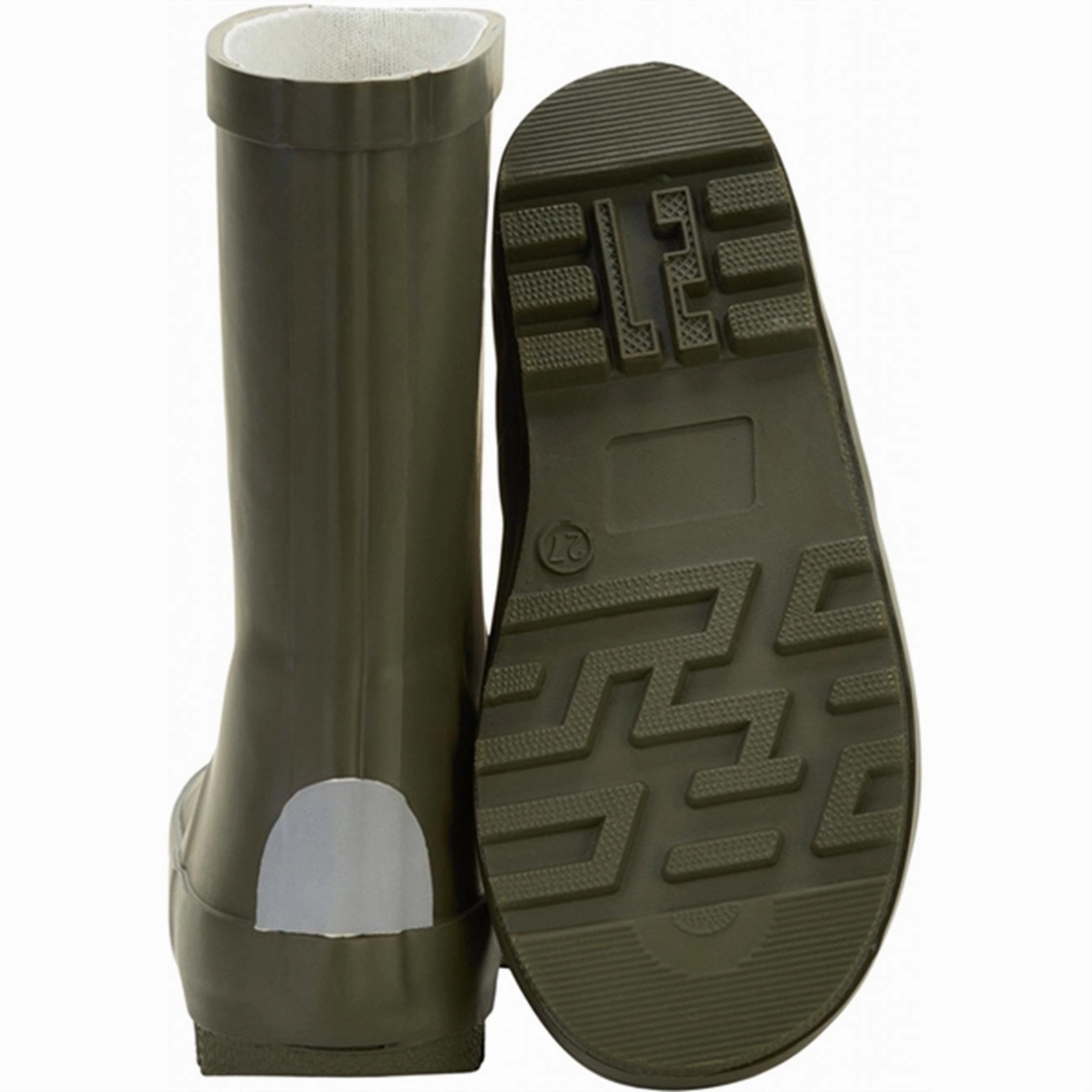 Soft Inner Lining Feather Light River Crossing Mikk-Line Dusty Olive Wellies Solid