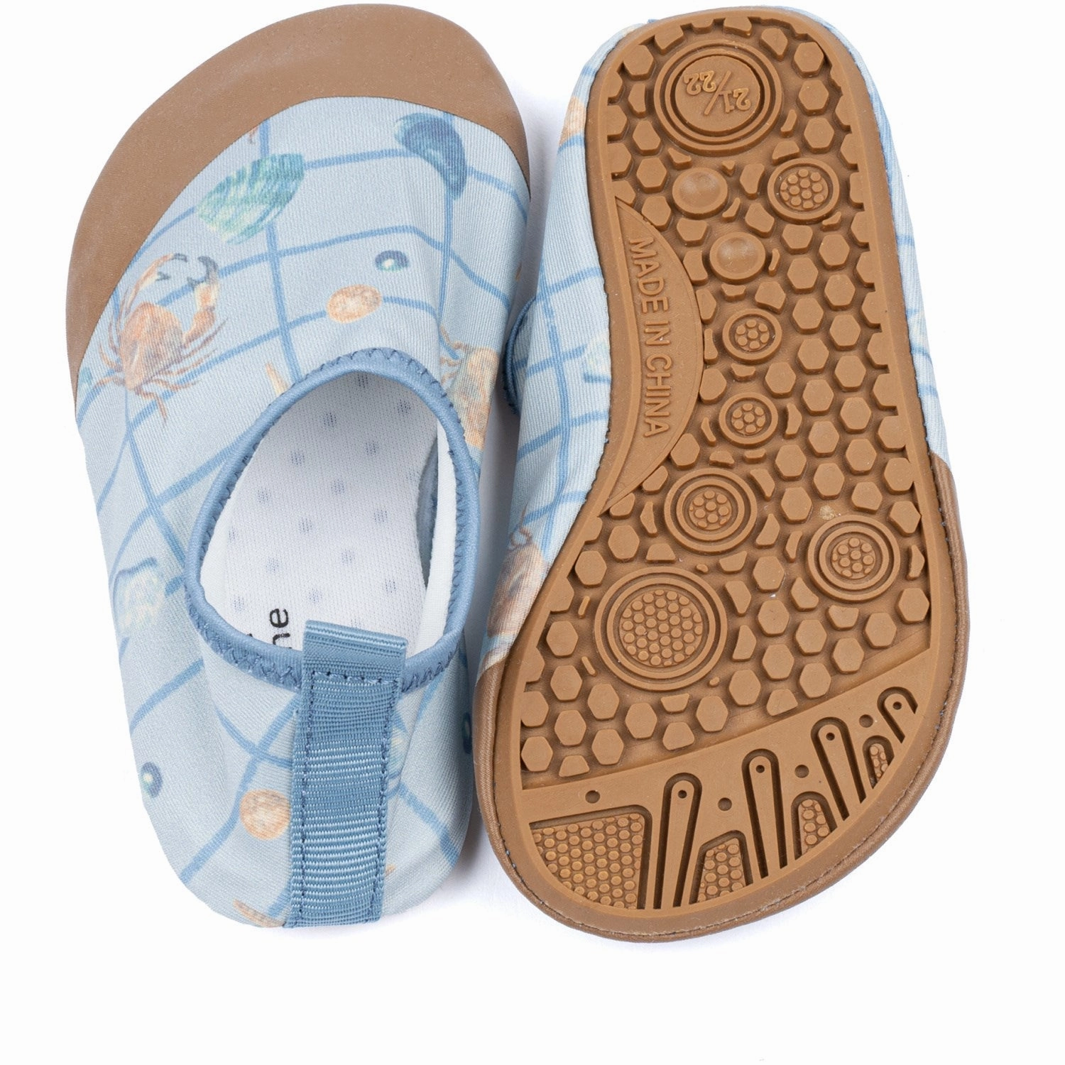 Mikk-Line Faded Denim AOP Swimshoe Friends Meet Everyday Essential Shoes