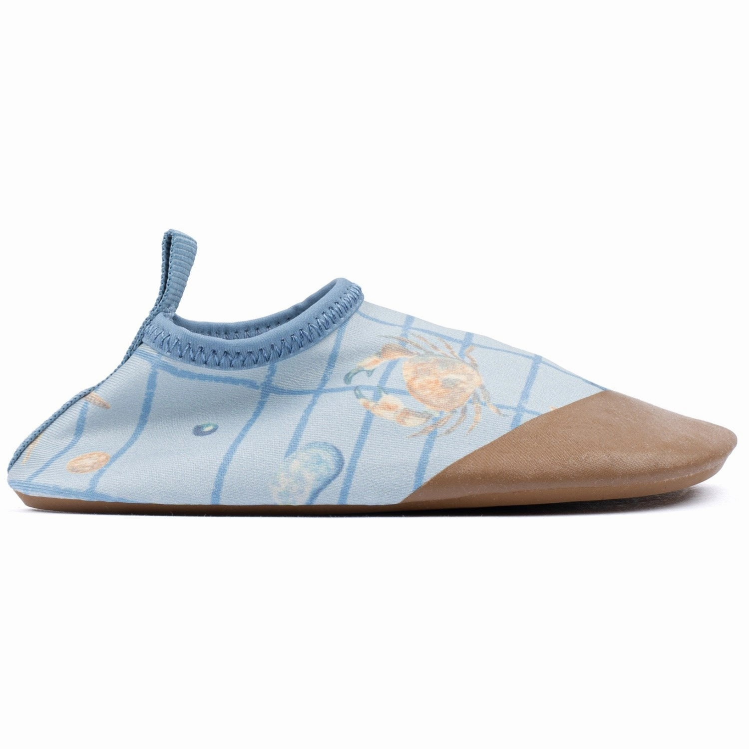 Mikk-Line Faded Denim AOP Swimshoe Play Walk Flexible Material