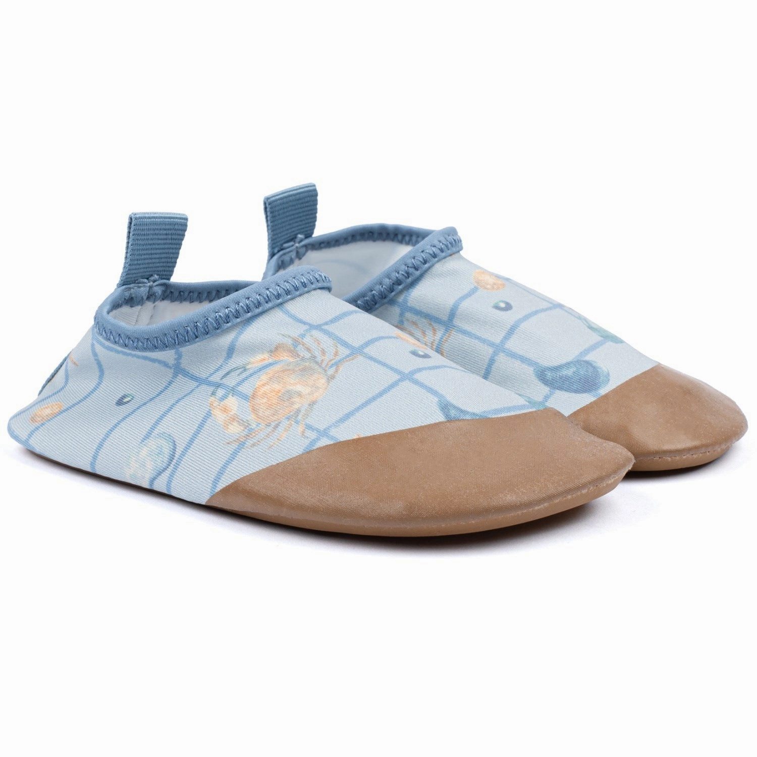 Mikk-Line Faded Denim AOP Swimshoe Petal Step Cushion Fit