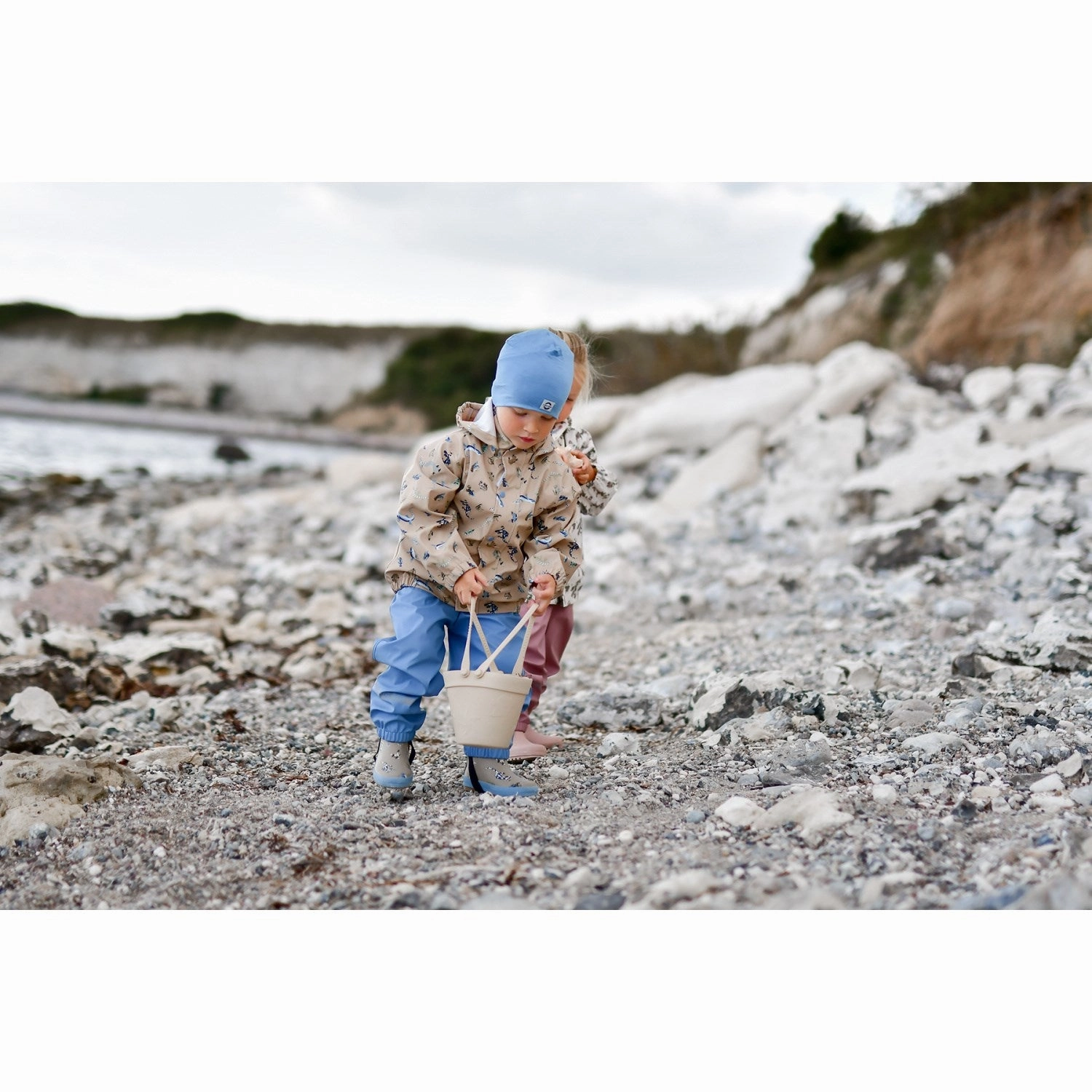 Mikk-Line Faded Denim Magic Wellies Clean Silhouette