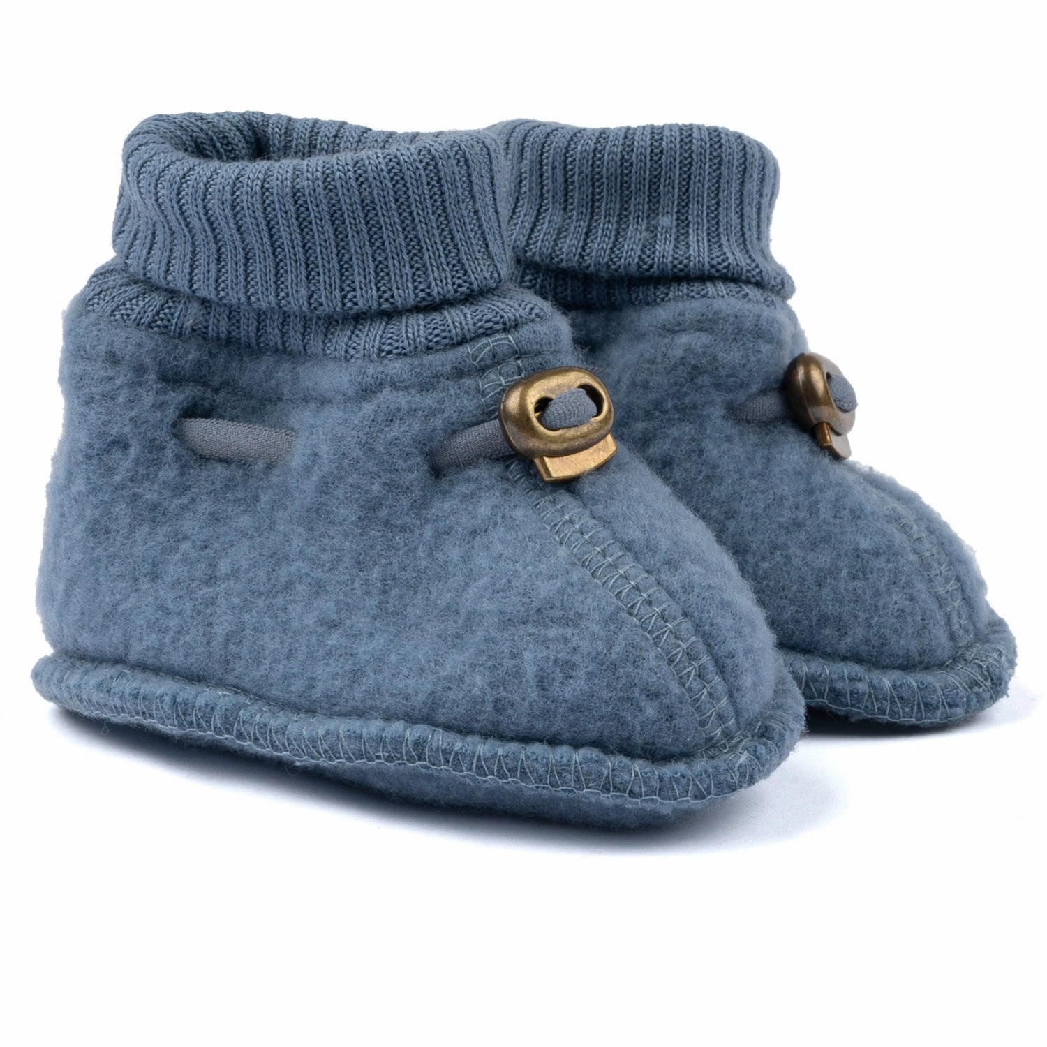 Mikk-Line Flint Stone Wool Booties Cozy Slip Footwear