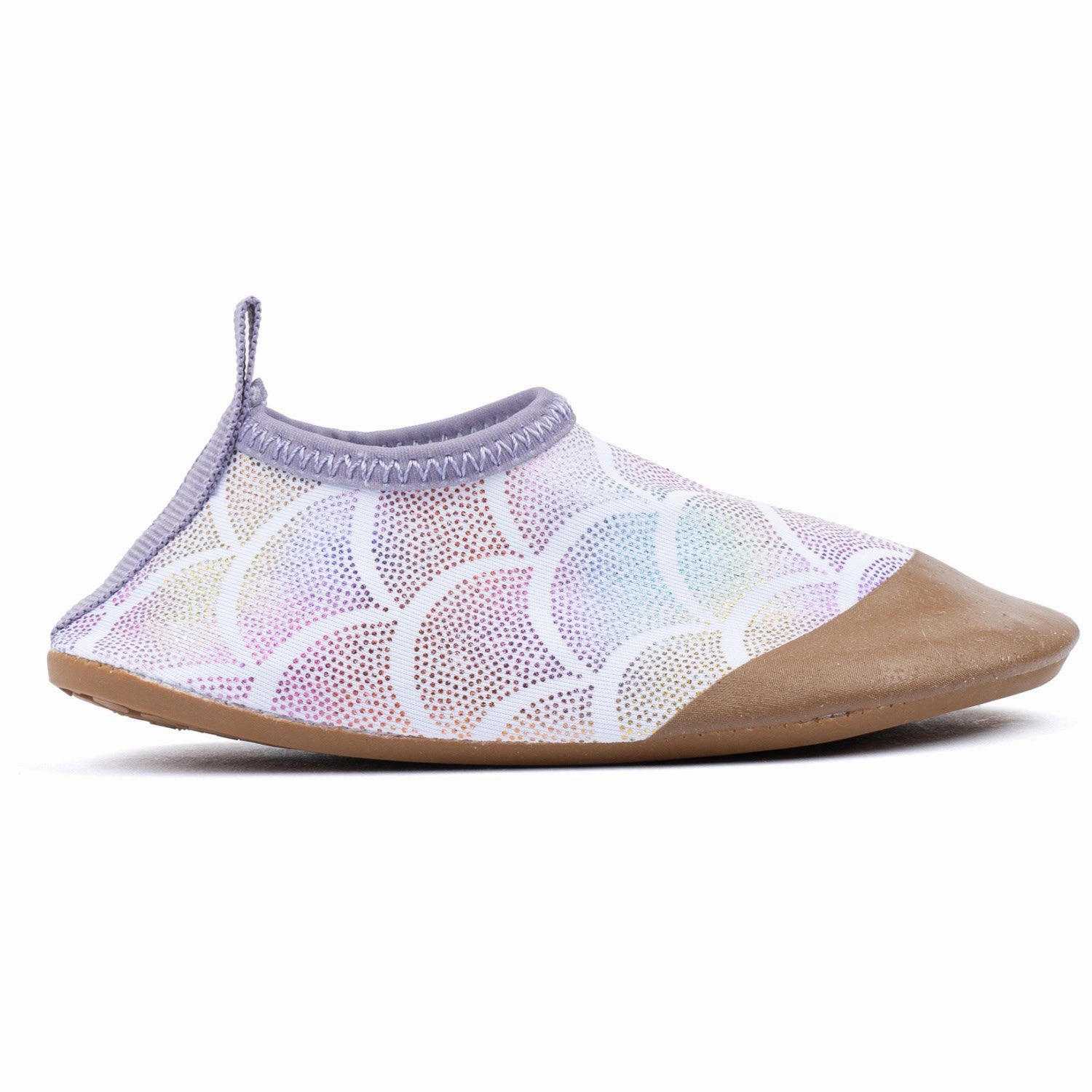 Mikk-Line Lavender Aura AOP Swimshoe Design Show Quick Drying