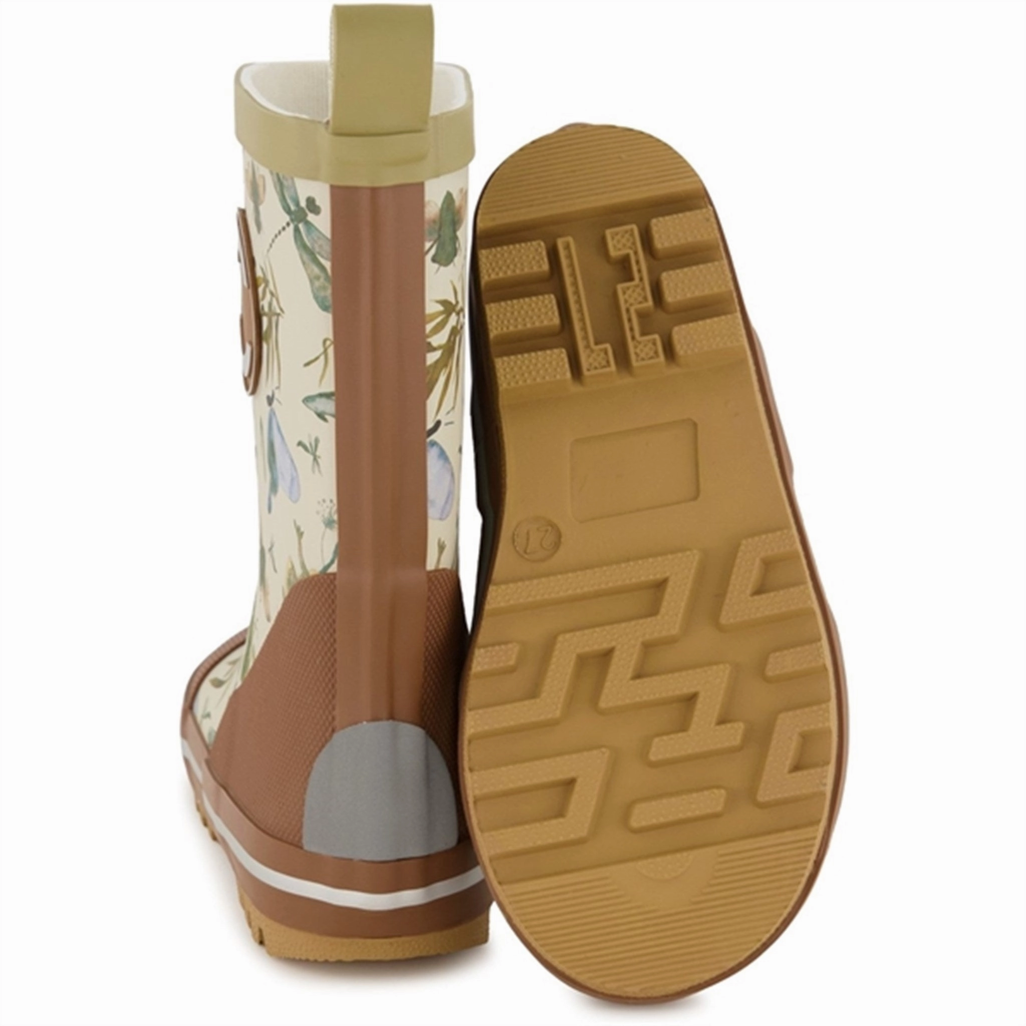 Tough Exterior Mikk-Line Printed Wellies Doeskin