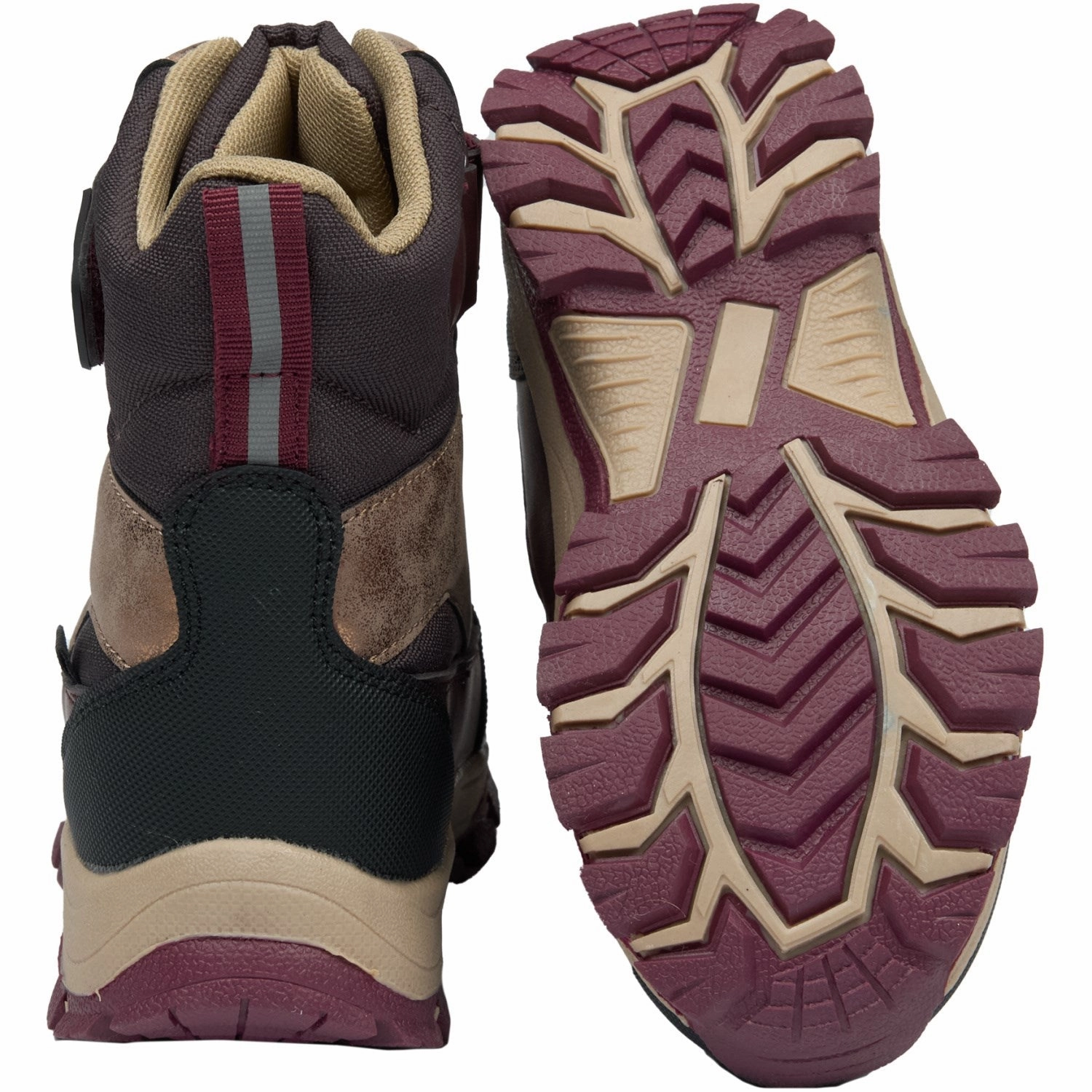 Reliable Footwear Breathable Sole Mikk-Line Raisin Winter Boot Tex Velcro