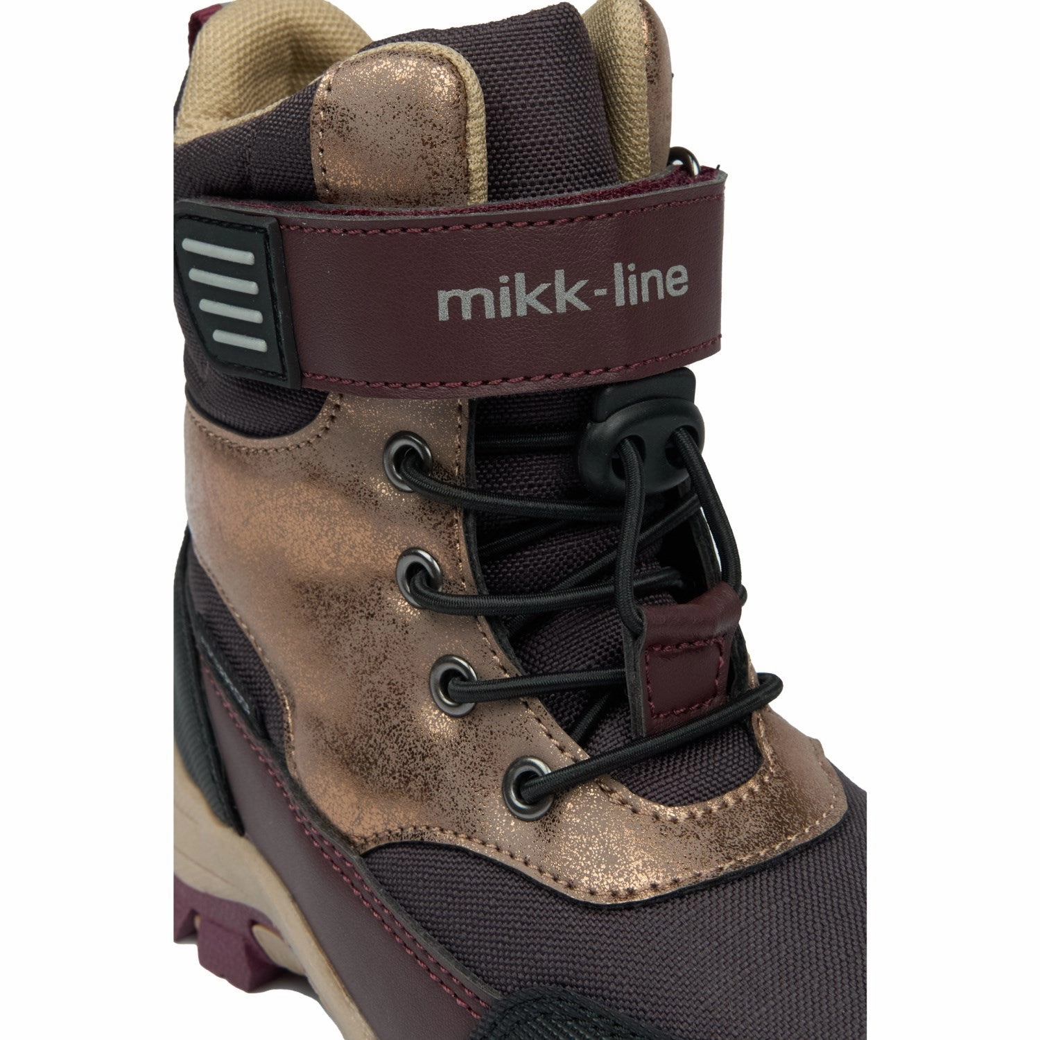 Cushioned Step Night Travel Mikk-Line Raisin Winter Boot Tex Velcro