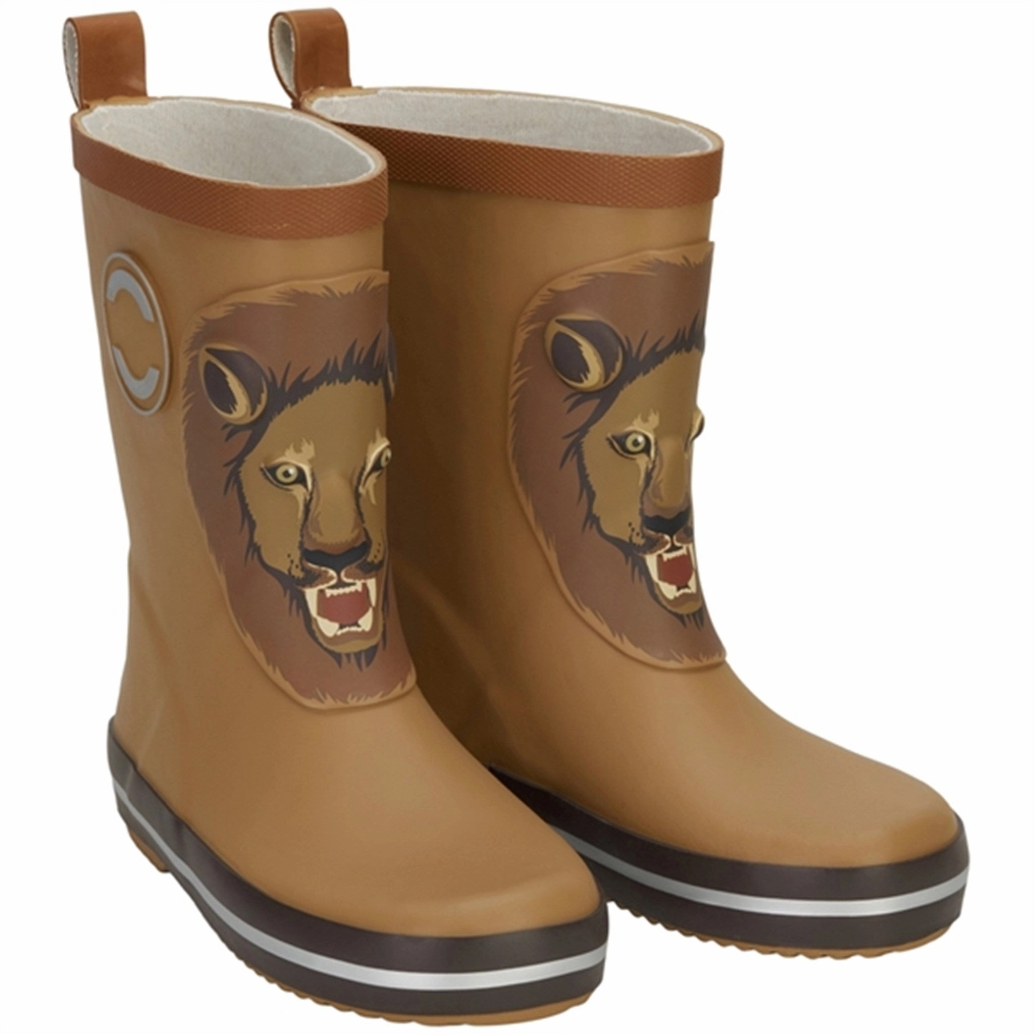 High-Quality Footwear Secure Closure Mikk-Line Rubber Boots 3D Lion Dijon