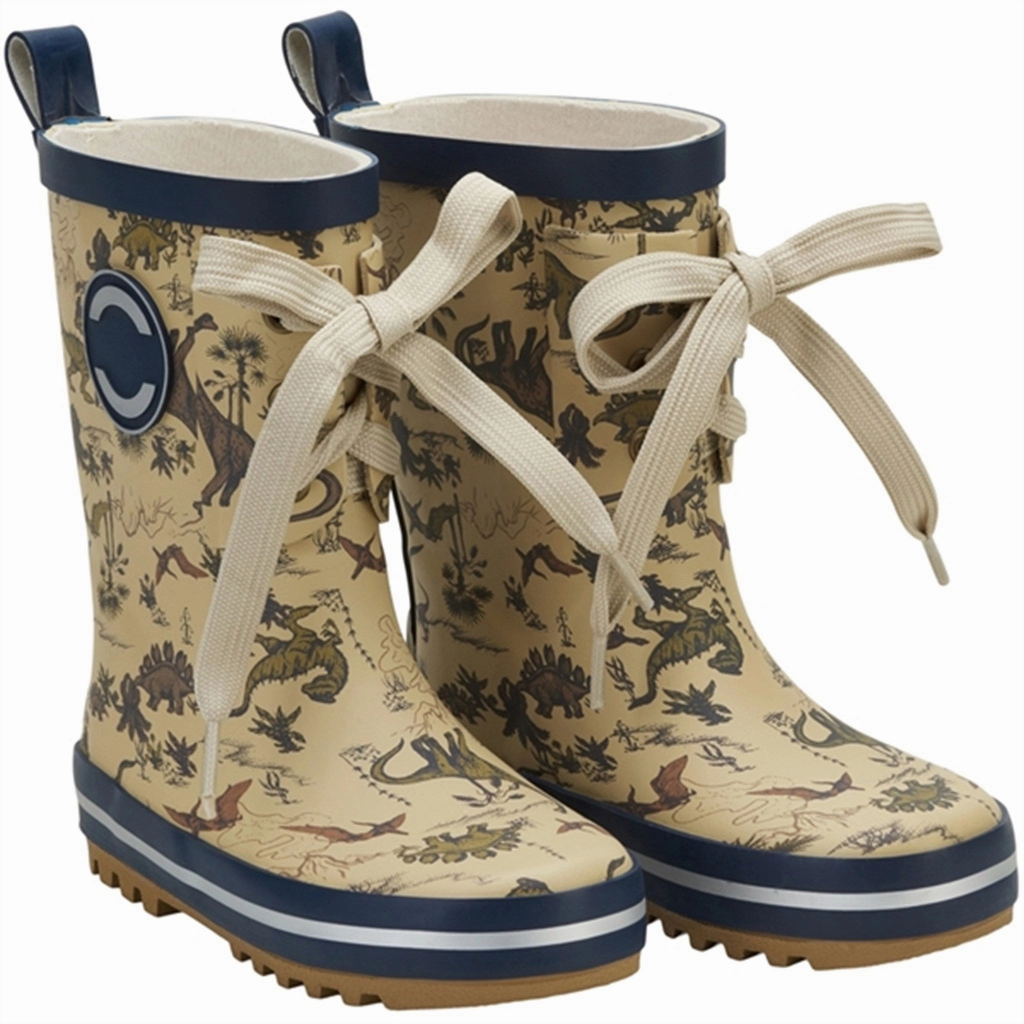 MemoryFoam Picnic Mikk-Line Rubber Boots Print Olive Gray