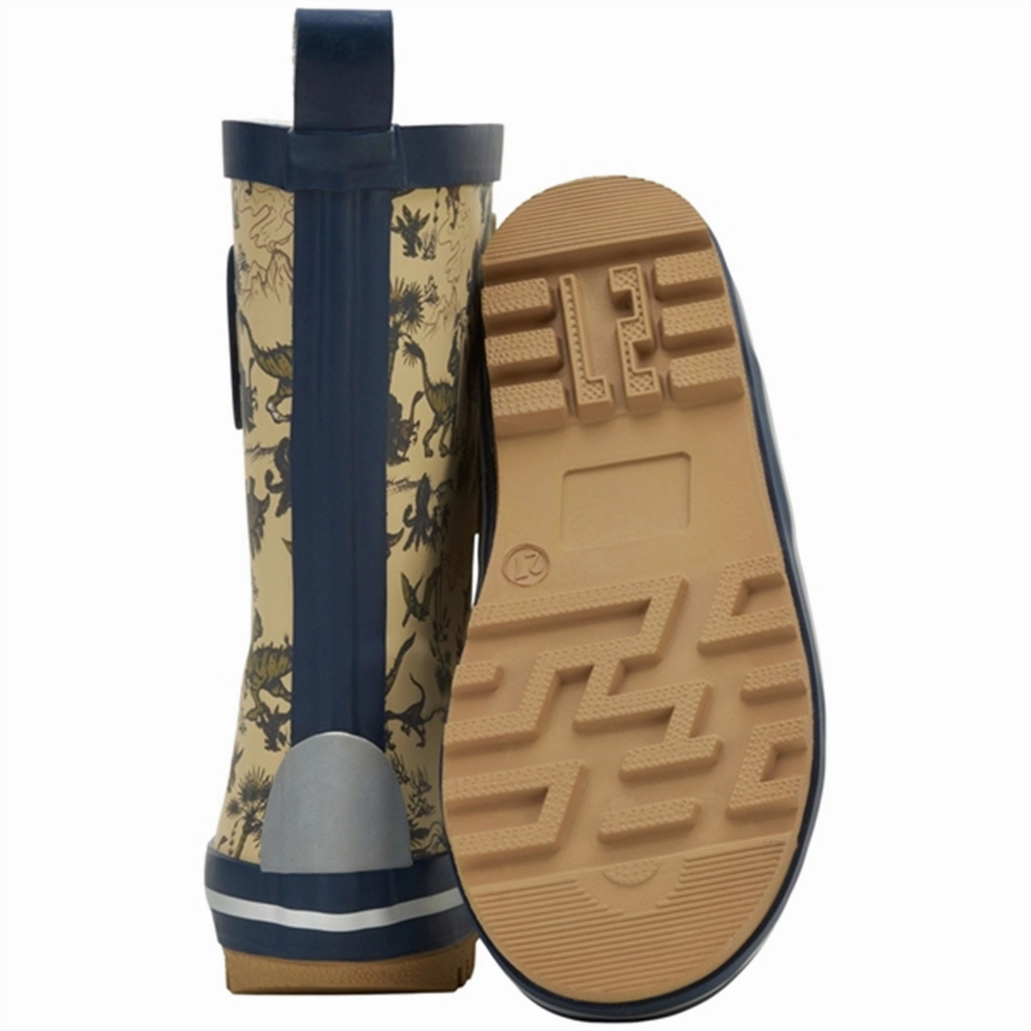 Seamless Comfort Weather Resistant User Mikk-Line Rubber Boots Print Olive Gray