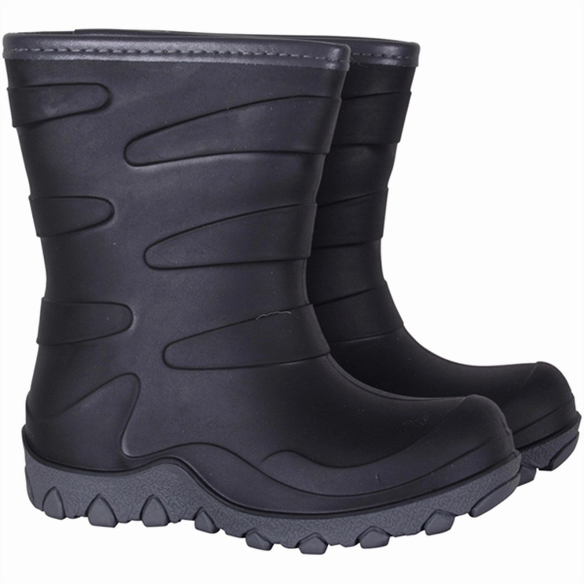 Mikk-Line Thermo Winter Boots Black Stable Support Snow Trekker Shock Absorbing Morning Walk