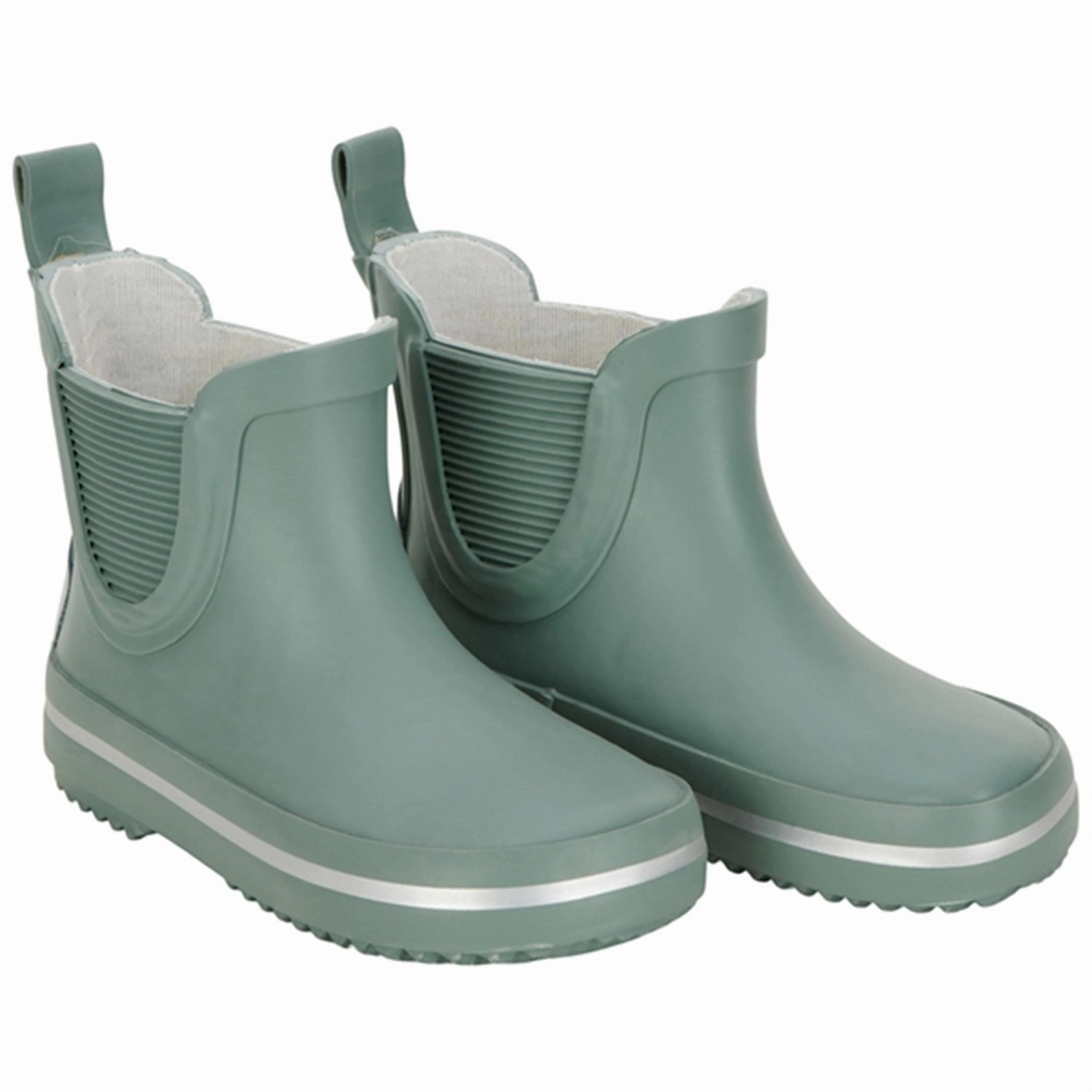 Mikk-Line Wellies Short Chinois Green Color Pop Rain Shield