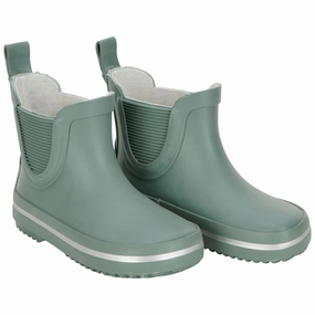 Elasticated Mikk-Line Wellies Short Chinois Green