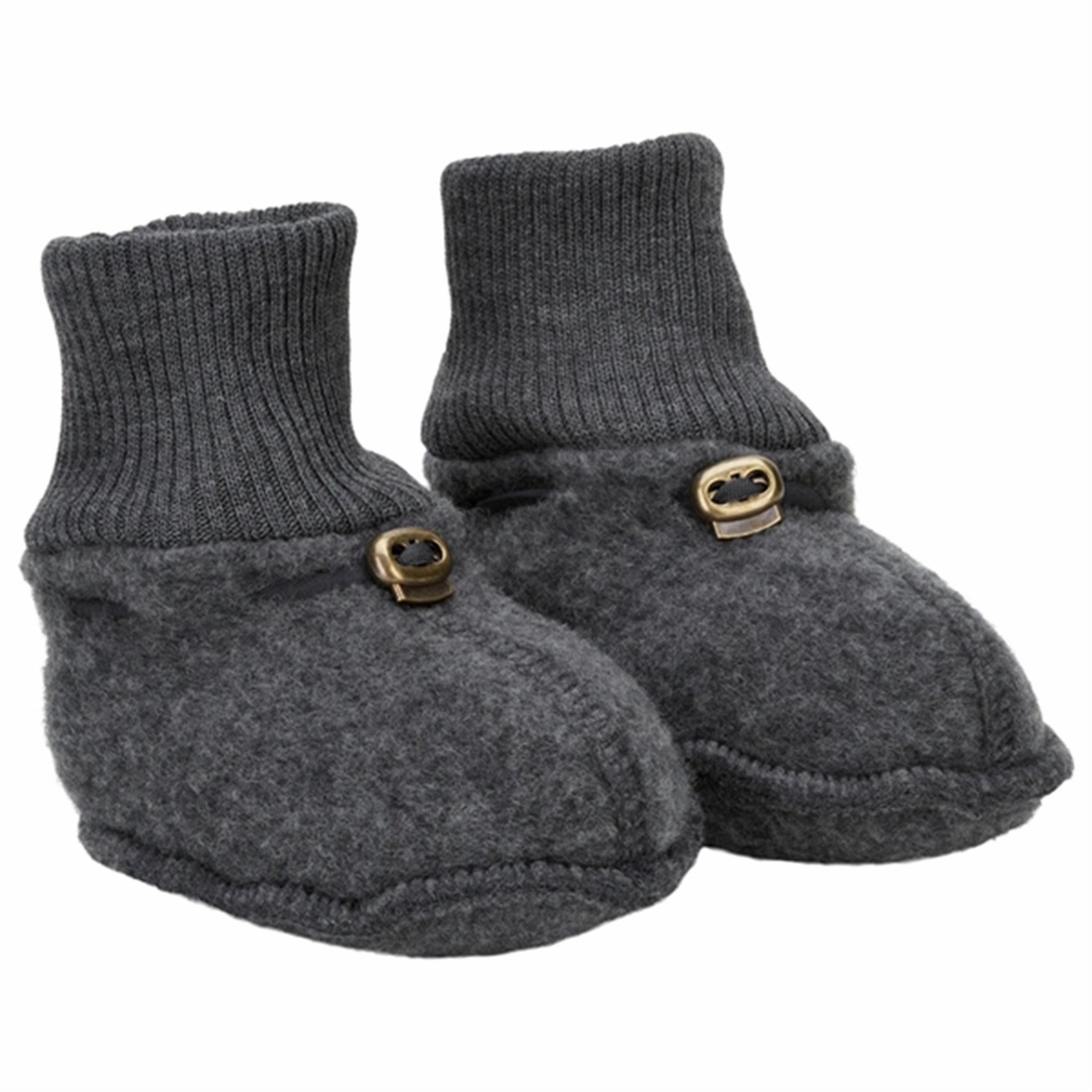 Mikk-Line Wool Footies Anthracite Melange Chill Walk Easy Use