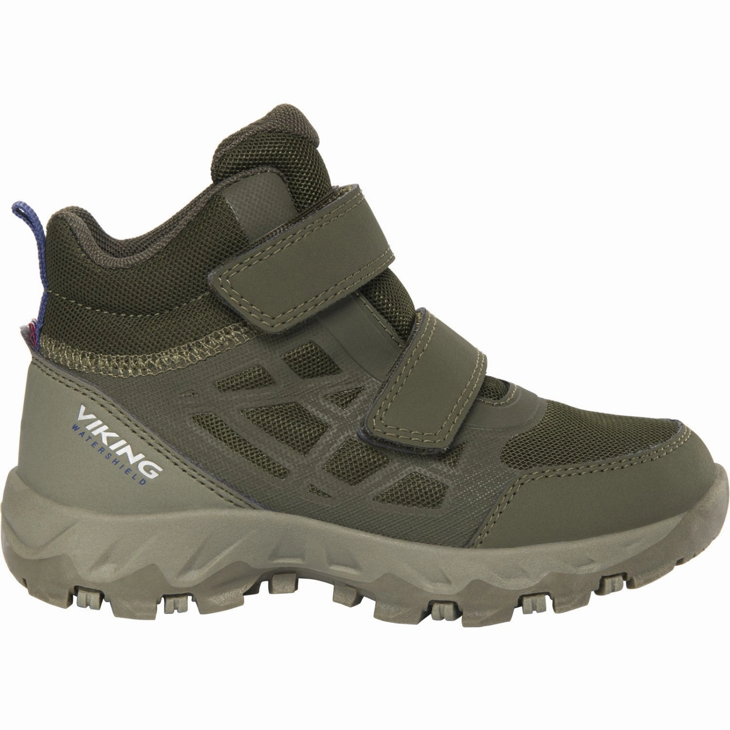 Breathable Design Impact Dispersing Sole VIKING Olive Track Mid WP 2V