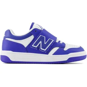 New Balance BB480 Kids Sneakers Marine Blue Ultra Durable Midsole Premium Leather