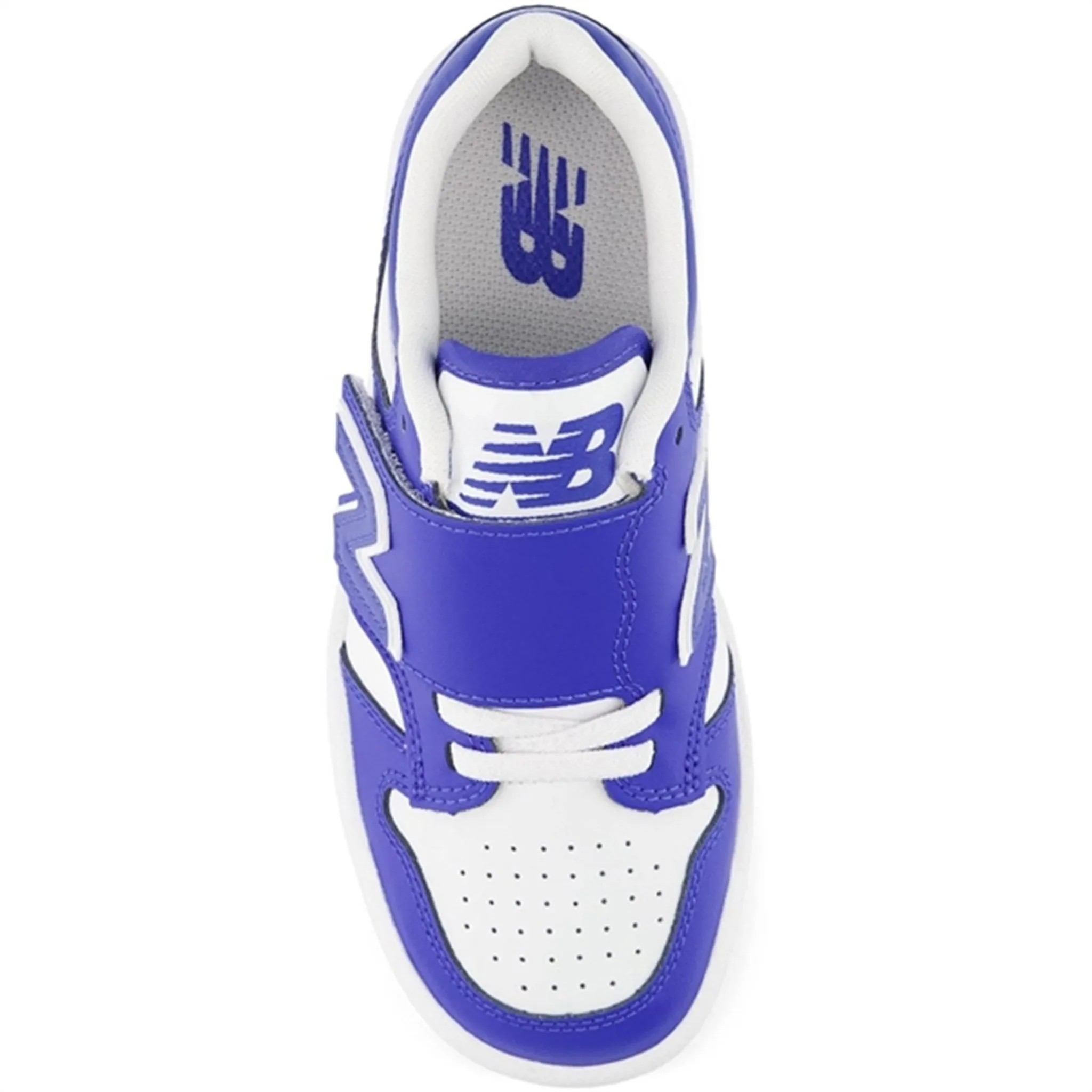 New Balance BB480 Kids Sneakers Marine Blue Micro Perforation Ventilation Street Focus