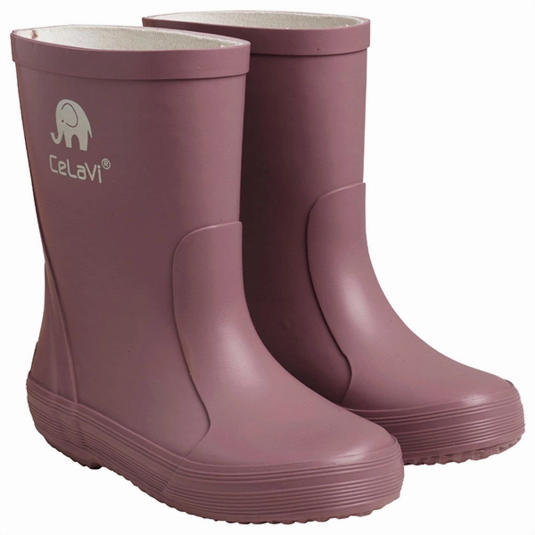 CeLaVi Basic Wellies Boot Rose Brown High Traction All Day Worker Slip Resistant Sole
