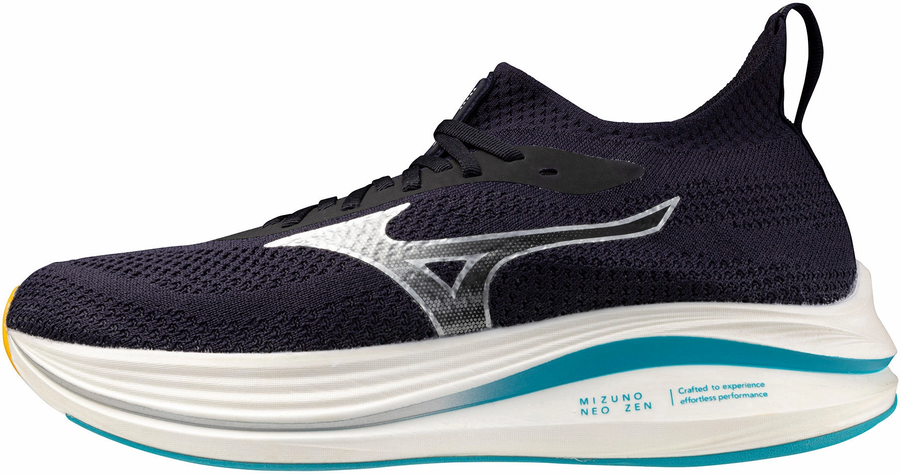 low - arch ElasticLaces Mizuno Neo Zen Mens Running Shoes - Blue