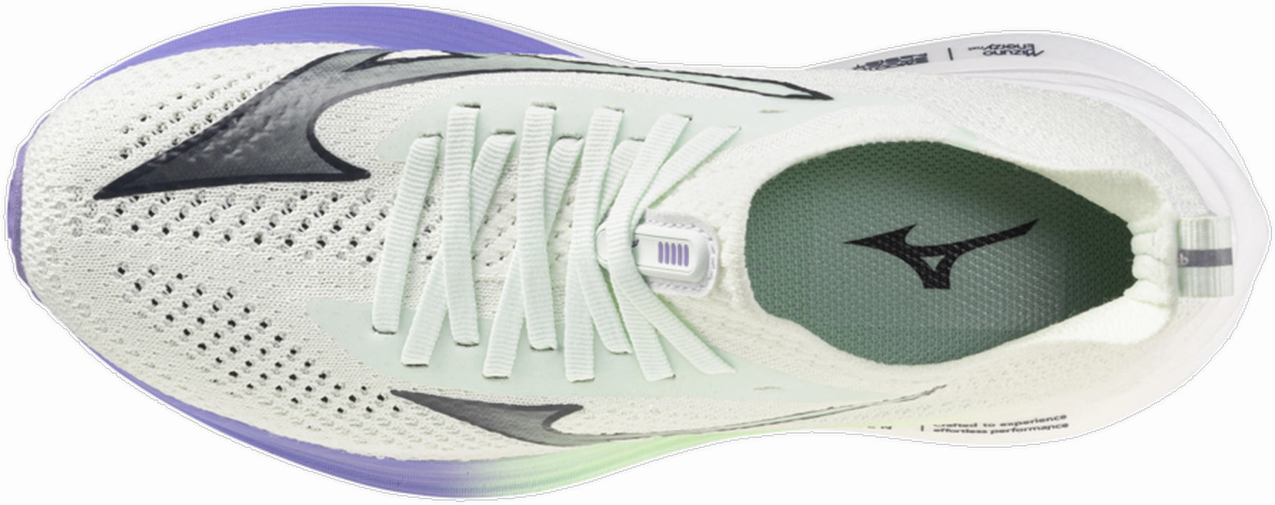 Mizuno Neo Zen Womens Running Shoes - Green sandy terrain