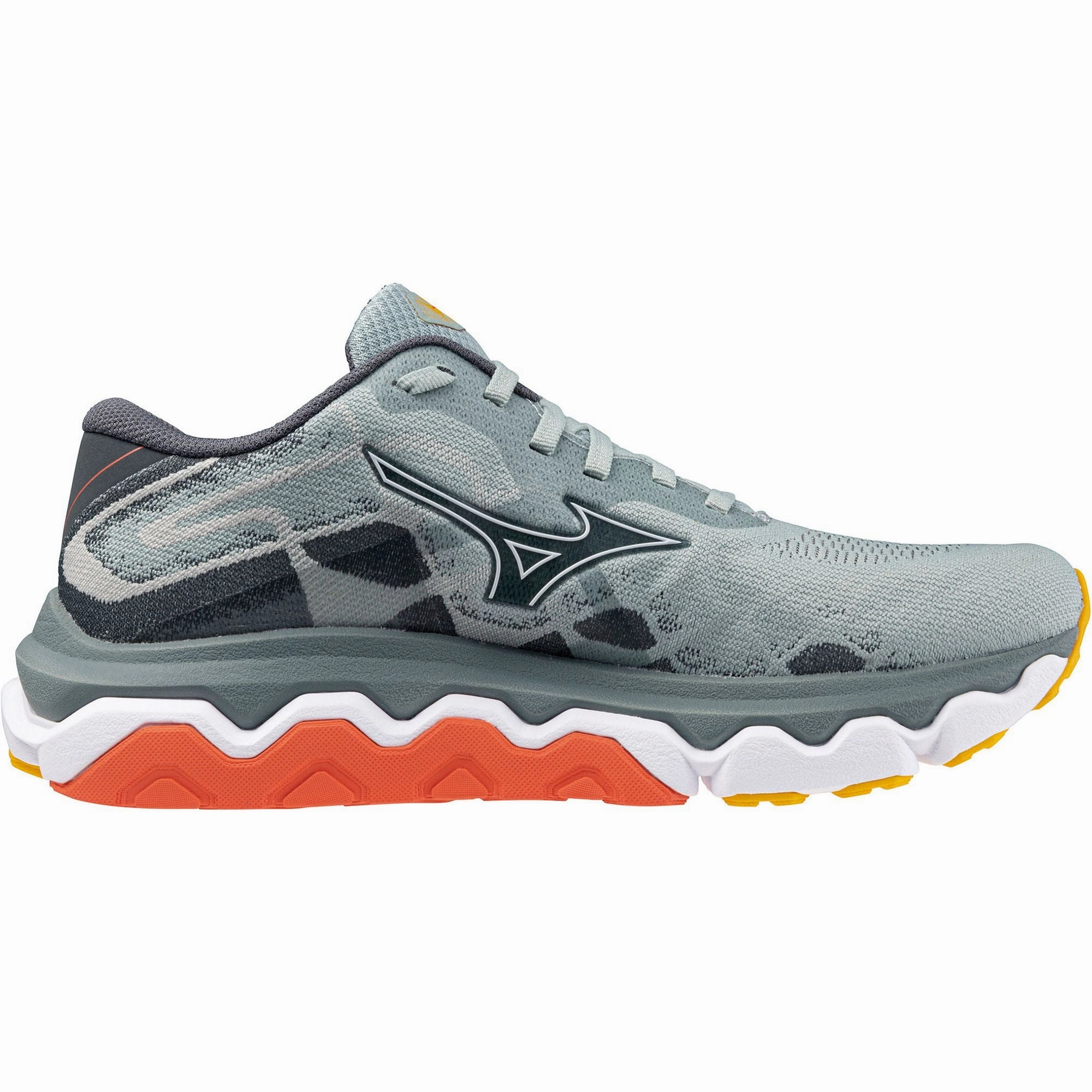 Mizuno Wave Horizon 7 Womens Running Shoes - Grey secure fastening shoes Anti Irritation Seams
