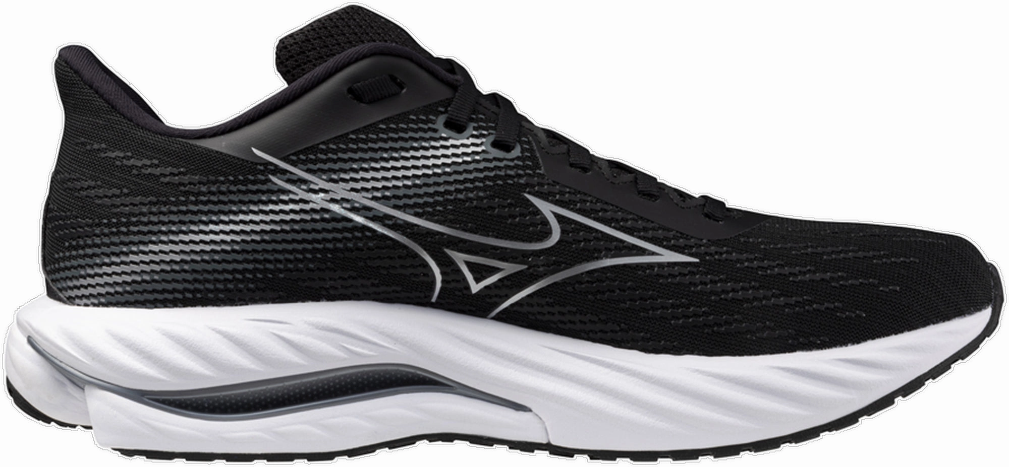 Mizuno Wave Inpsire 21 Mens Running Shoes - Black Hyperburst Foam