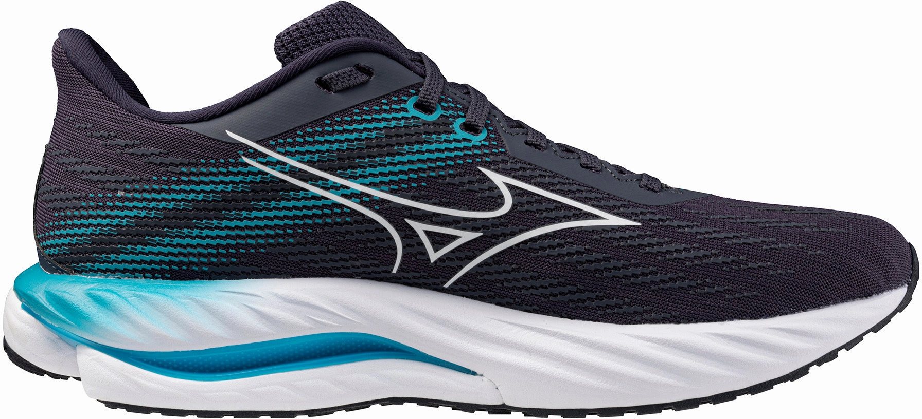 Stretch Gusset Mizuno Wave Inspire 21 Mens Running Shoes - Grey