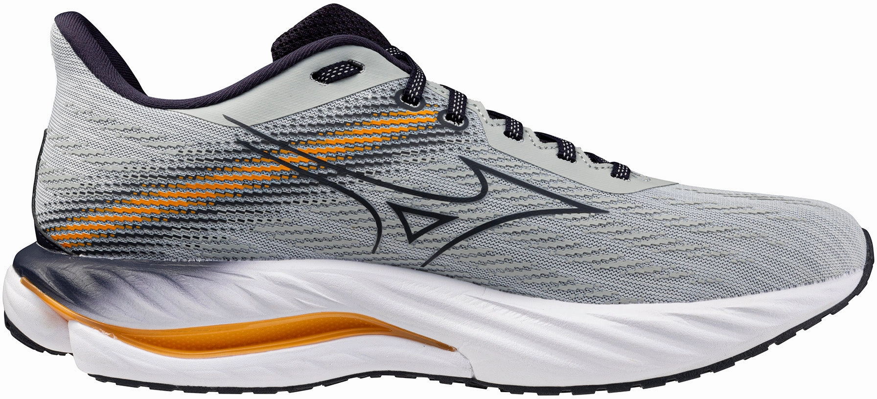 Adaptive Zone Cushioning Removable Mizuno Wave Inspire 21 Mens Running Shoes - Grey