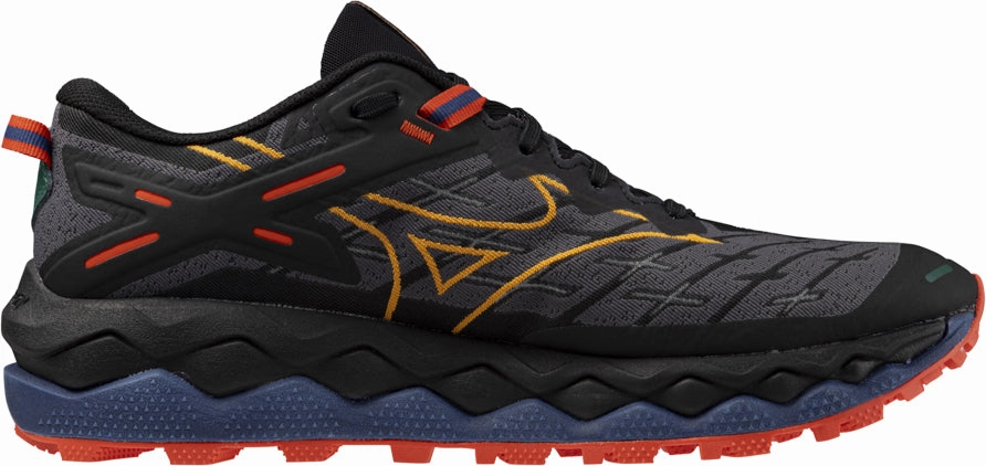Mizuno Wave Mujin 10 Mens Trail Running Shoes - Black travel - friendly