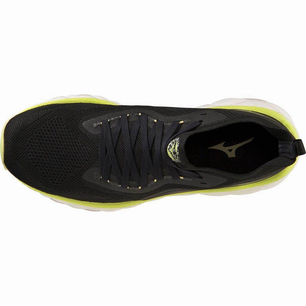 Mizuno Wave Neo Ultra Mens Running Shoes - Black Ergonomic Insole Contour running in a canyon shoes