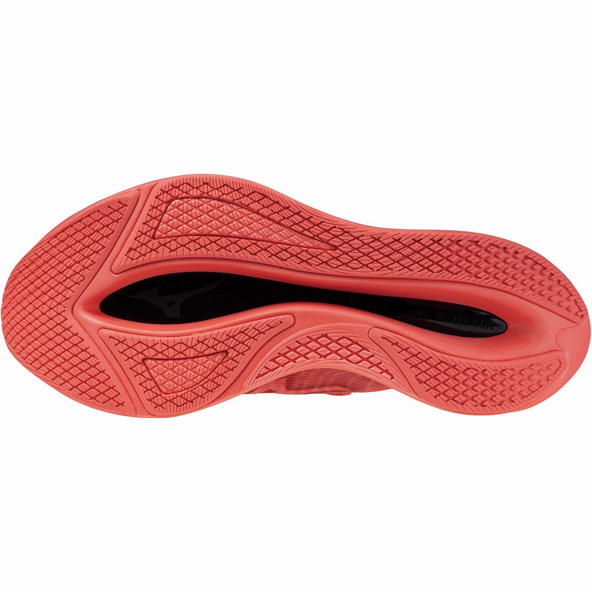 running in a tunnel area shoes Mizuno Wave Rebellion Flash 2 Running Shoes - Red