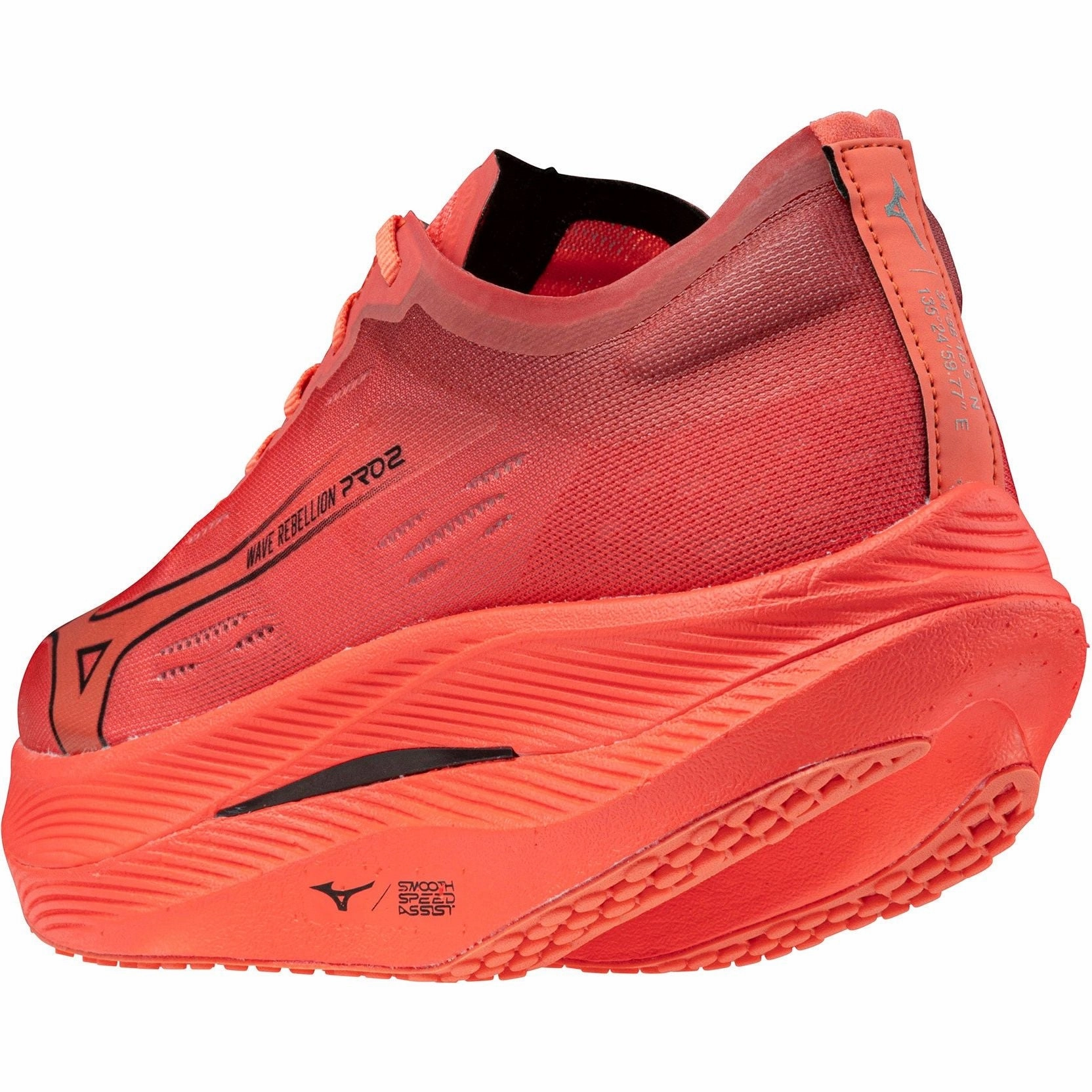 Retro - style Mizuno Wave Rebellion Pro 2 Running Shoes - Red