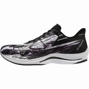 Mizuno Wave Rebellion Sonic Running Shoes - Black Sporty