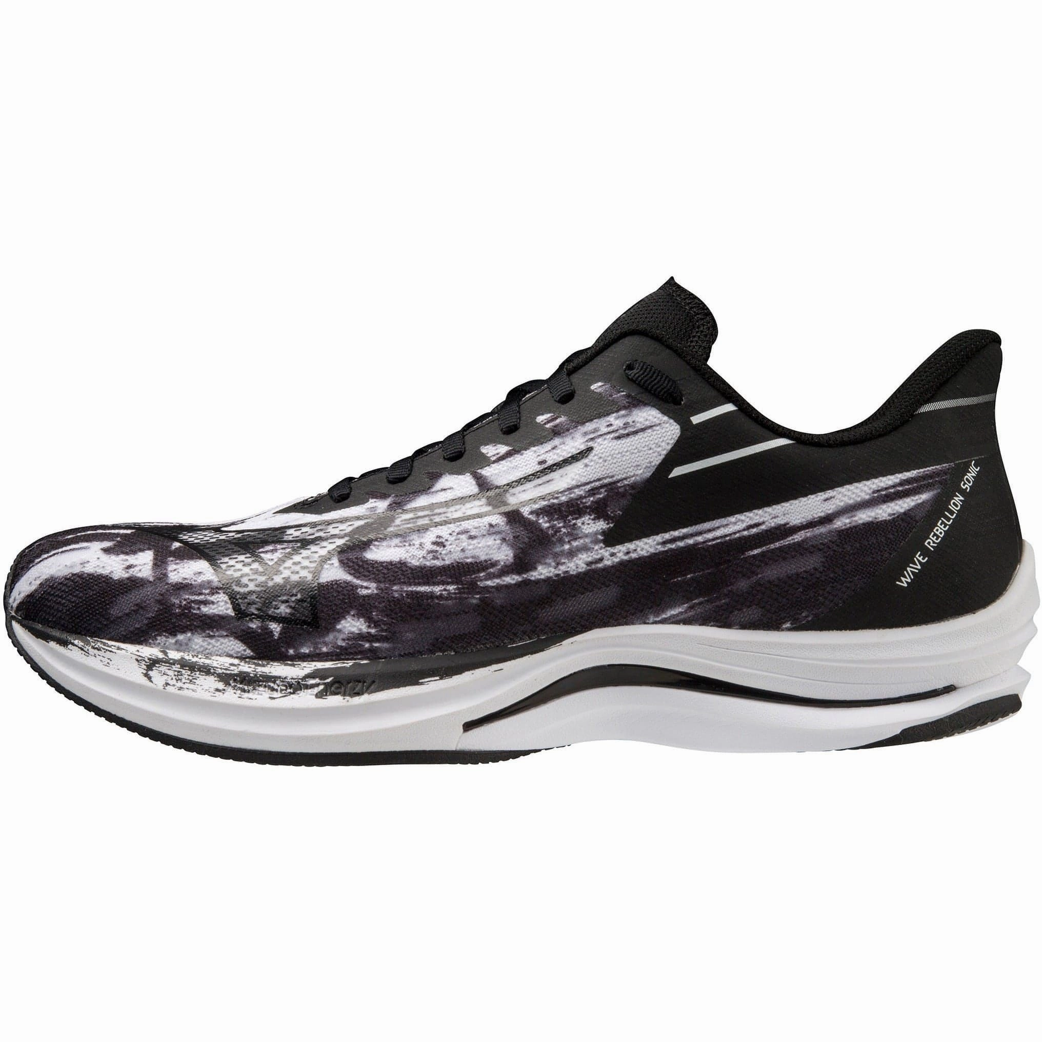 Mizuno Wave Rebellion Sonic Running Shoes - Black Sporty