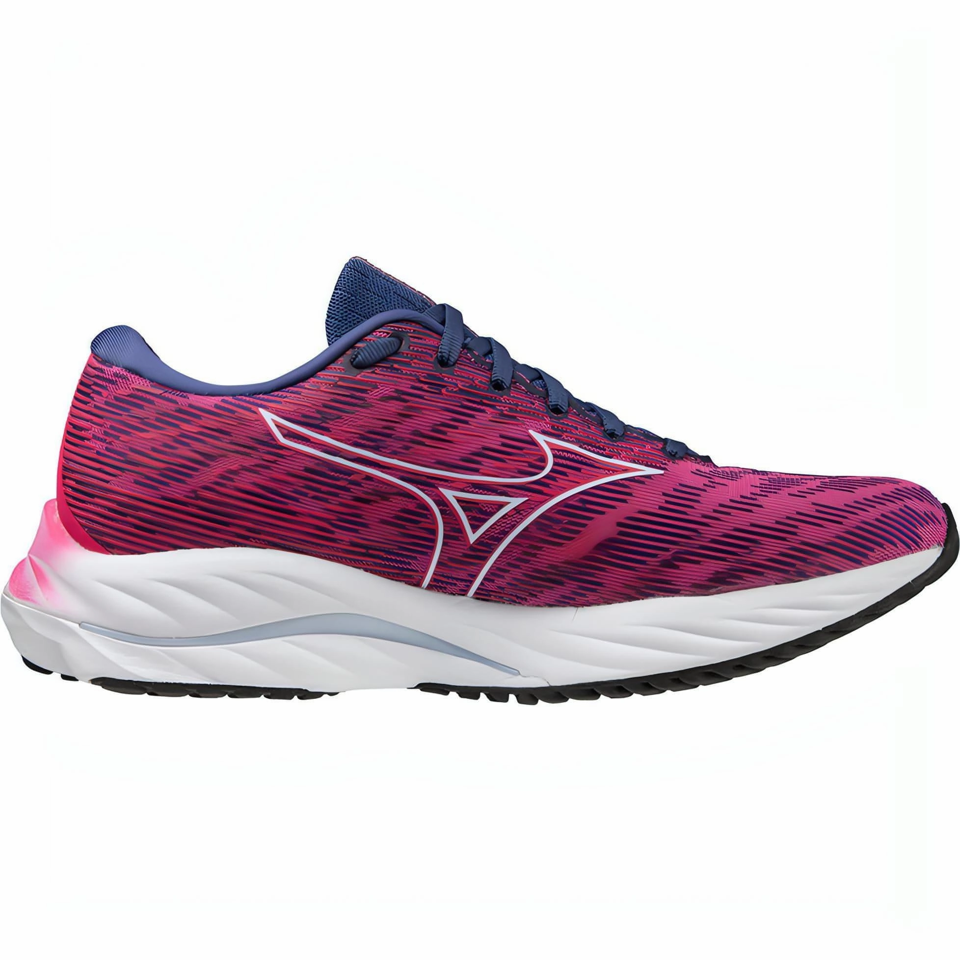 Ergonomic shoe design Mizuno Wave Rider 26 Womens Running Shoes - Pink