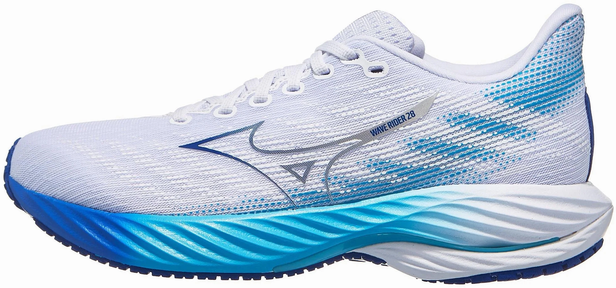 Mizuno Wave Rider 28 Womens Running Shoes - White Thermoregulating Fibers