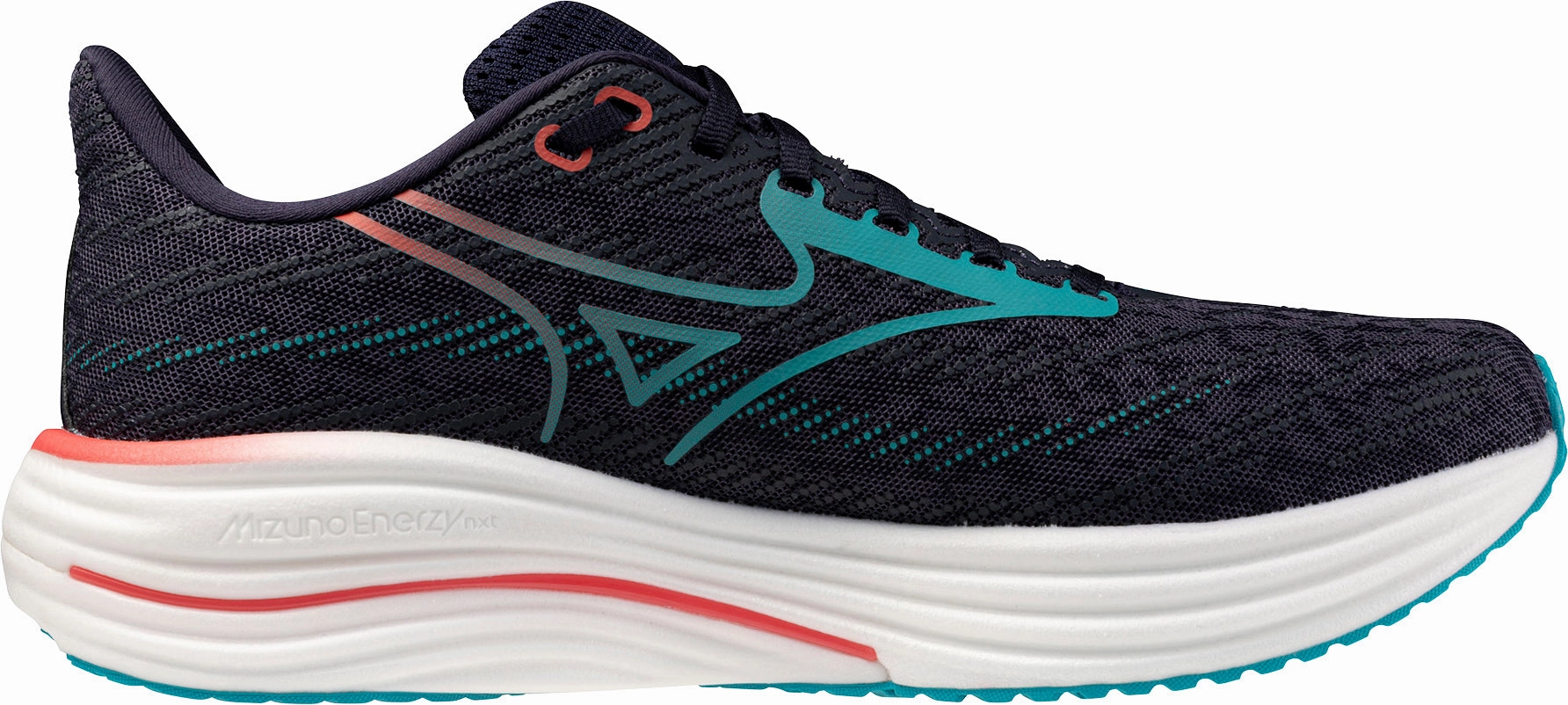 Mizuno Wave Rider 29 Mens Running Shoes - Grey running during sunrise rubber - outsole shoes