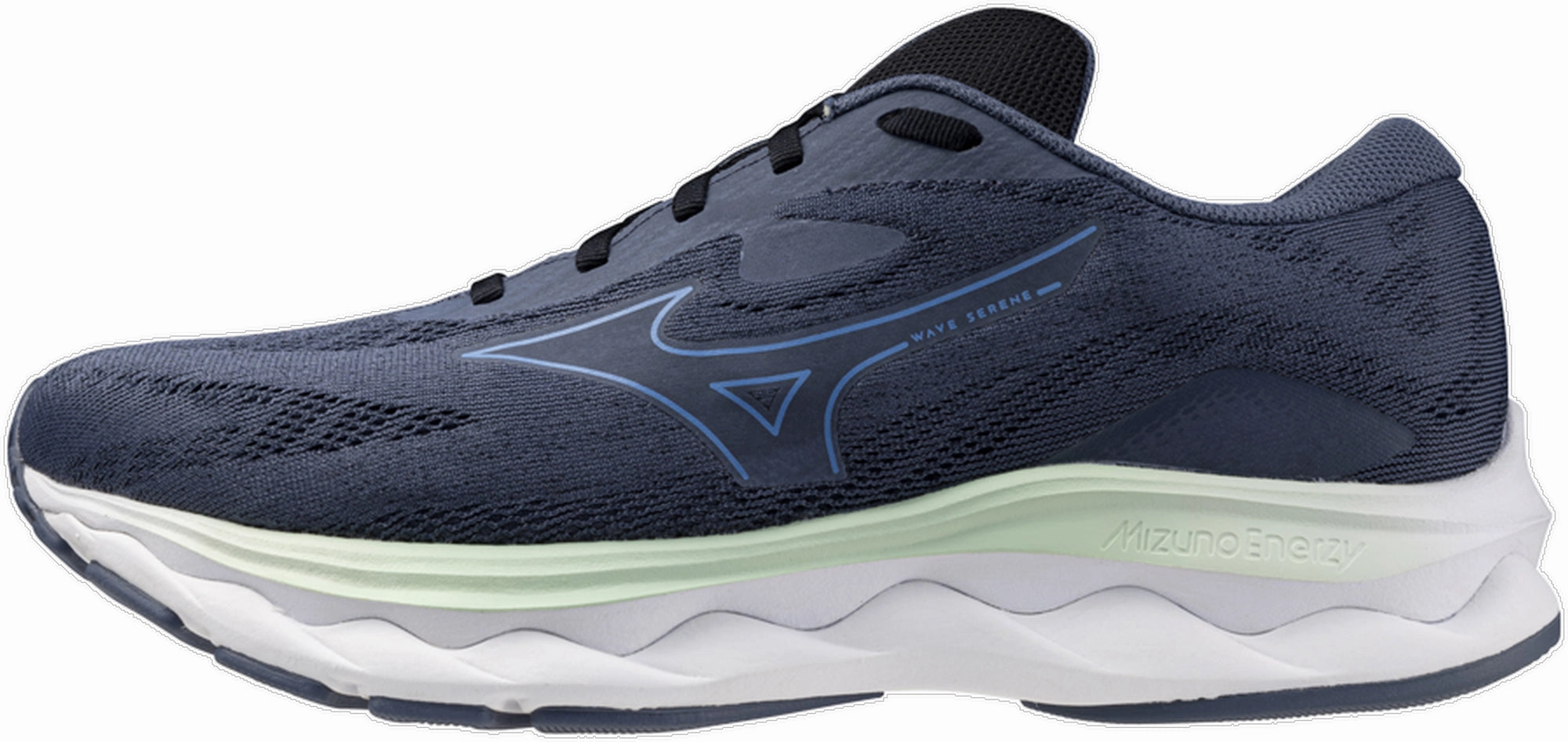 Mizuno Wave Serene Mens Running Shoes - Blue school teams Marathon Gear