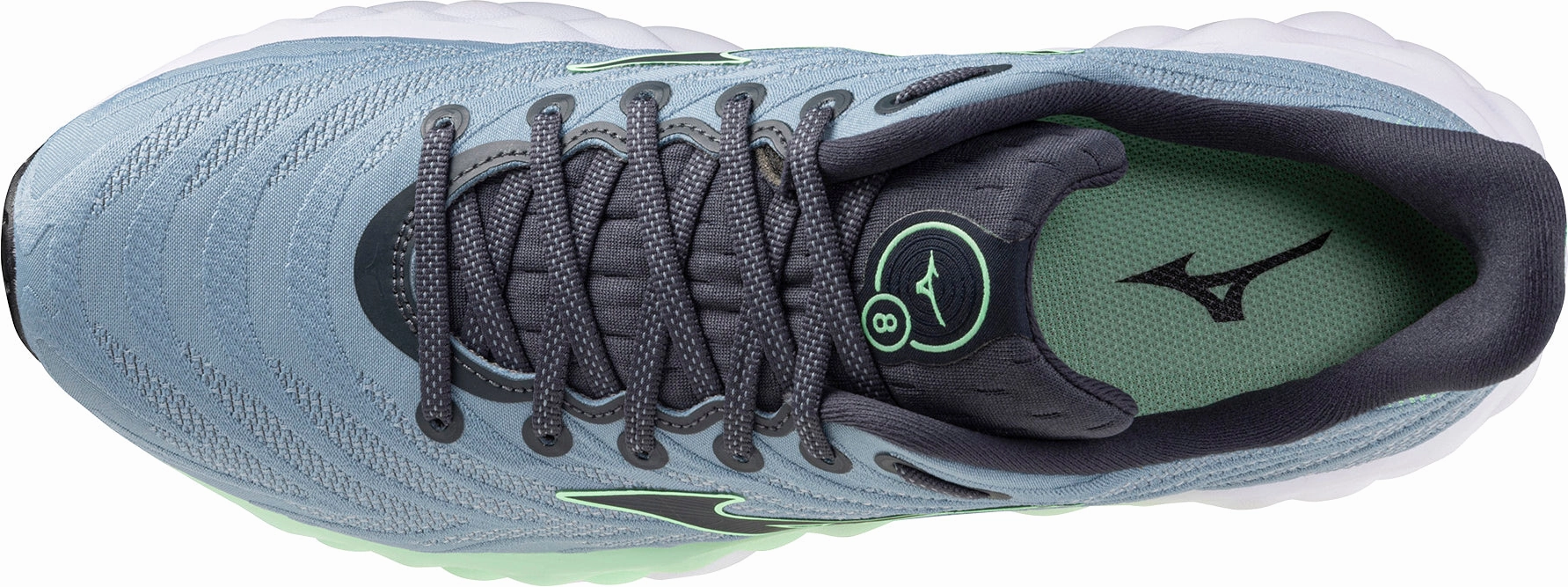 Mizuno Wave Sky 8 Mens Running Shoes - Blue Countryside running Affordable