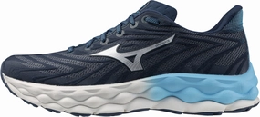 Mizuno Wave Sky 8 Mens Running Shoes - Blue running in national tracks shoes Trail running wear