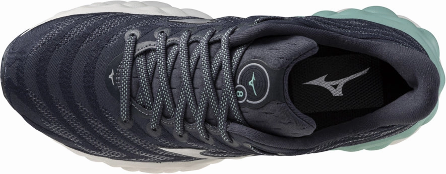 Trail Ready running in dry tracks shoes Mizuno Wave Sky 8 Womens Running Shoes - Grey